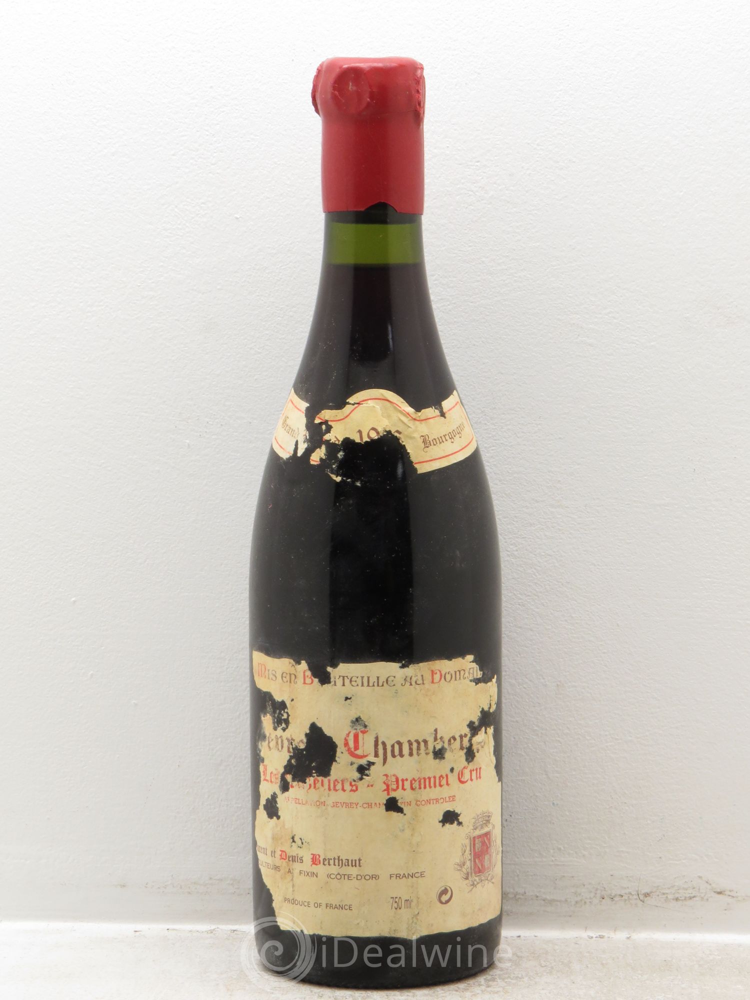 Gevrey-Chambertin 1er Cru Vincent et Denis Berthaut - Posten von 1 Flasche - 0
