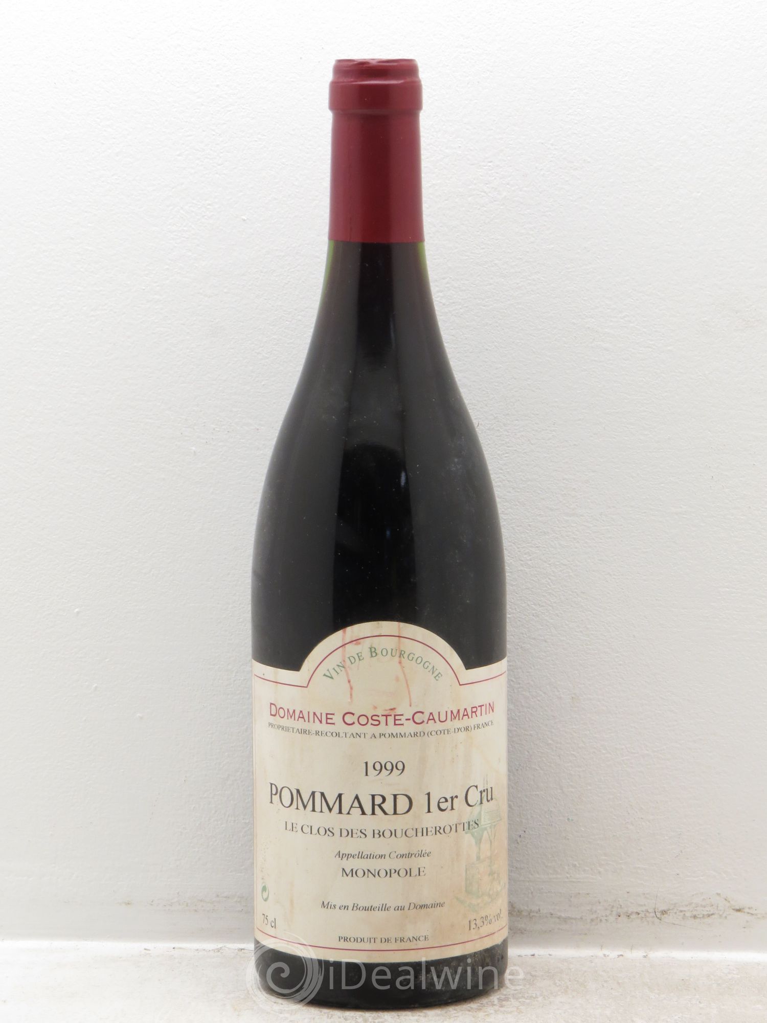 Pommard 1er Cru Clos des Boucherottes 1999 - Posten von 1 Flasche - 0
