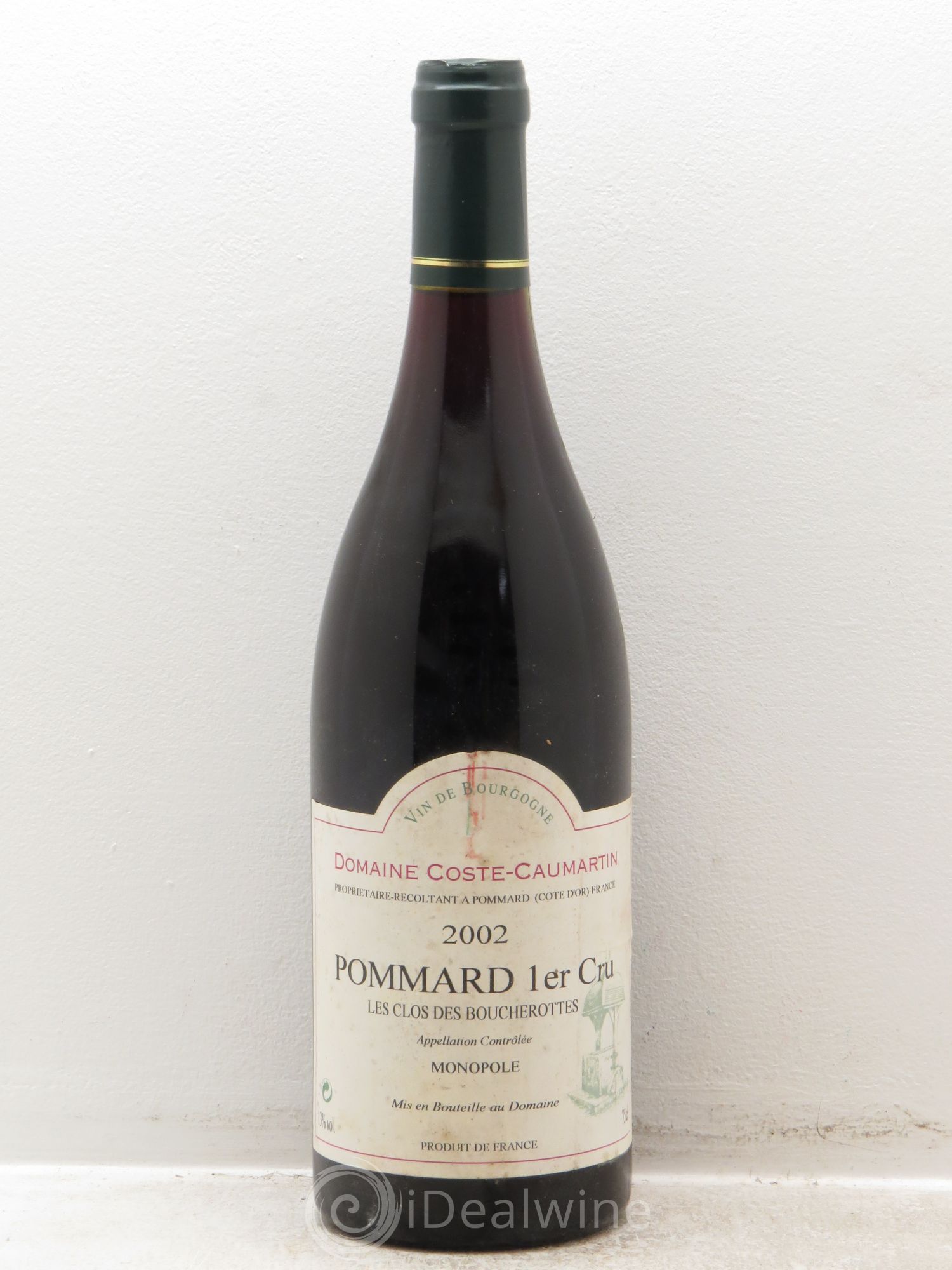 Pommard 1er Cru Clos des Boucherottes 2002 - Posten von 1 Flasche - 0