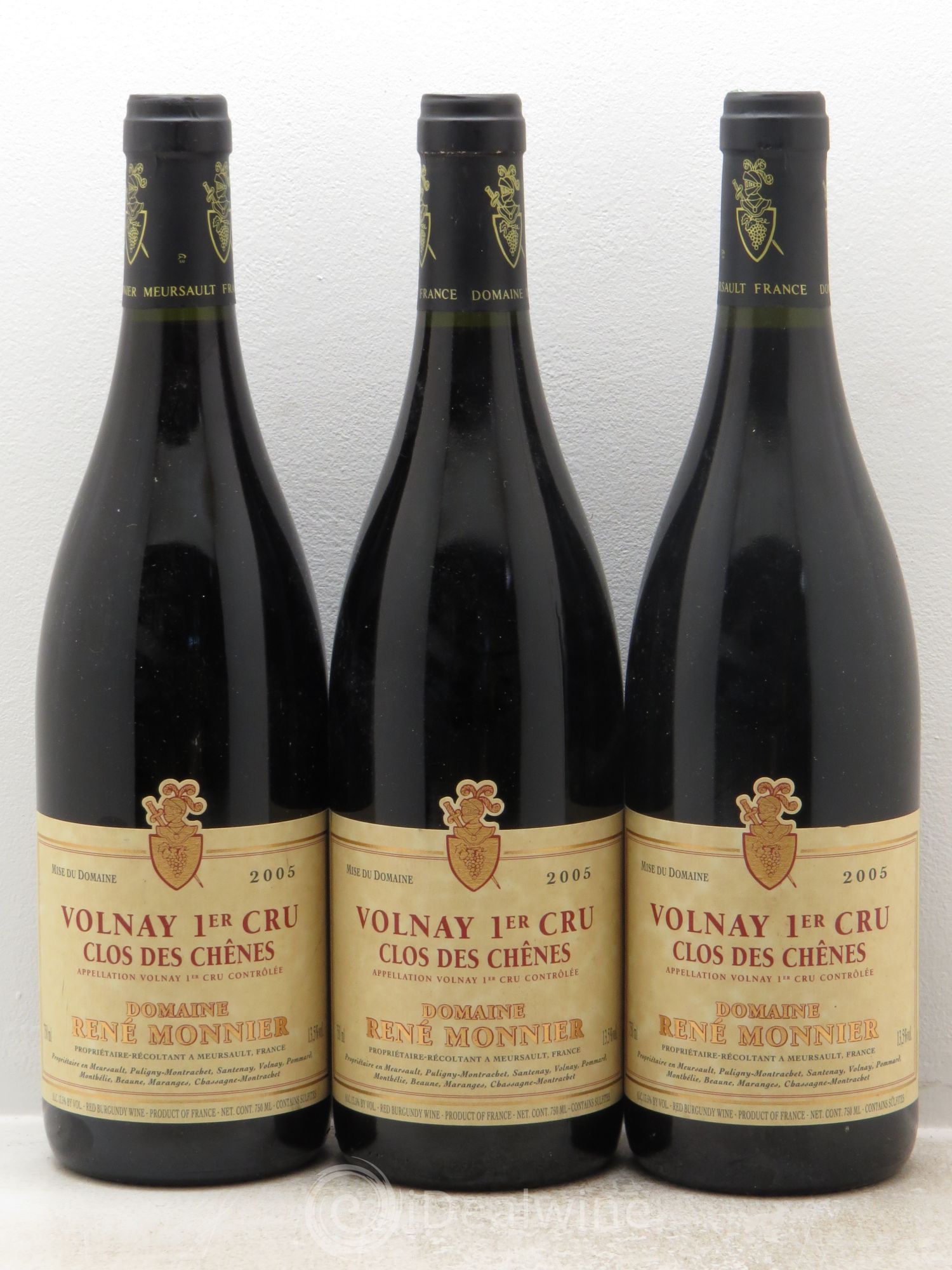 Volnay 1er Cru Monnier 2005 - Lot de 3 bouteilles - 0