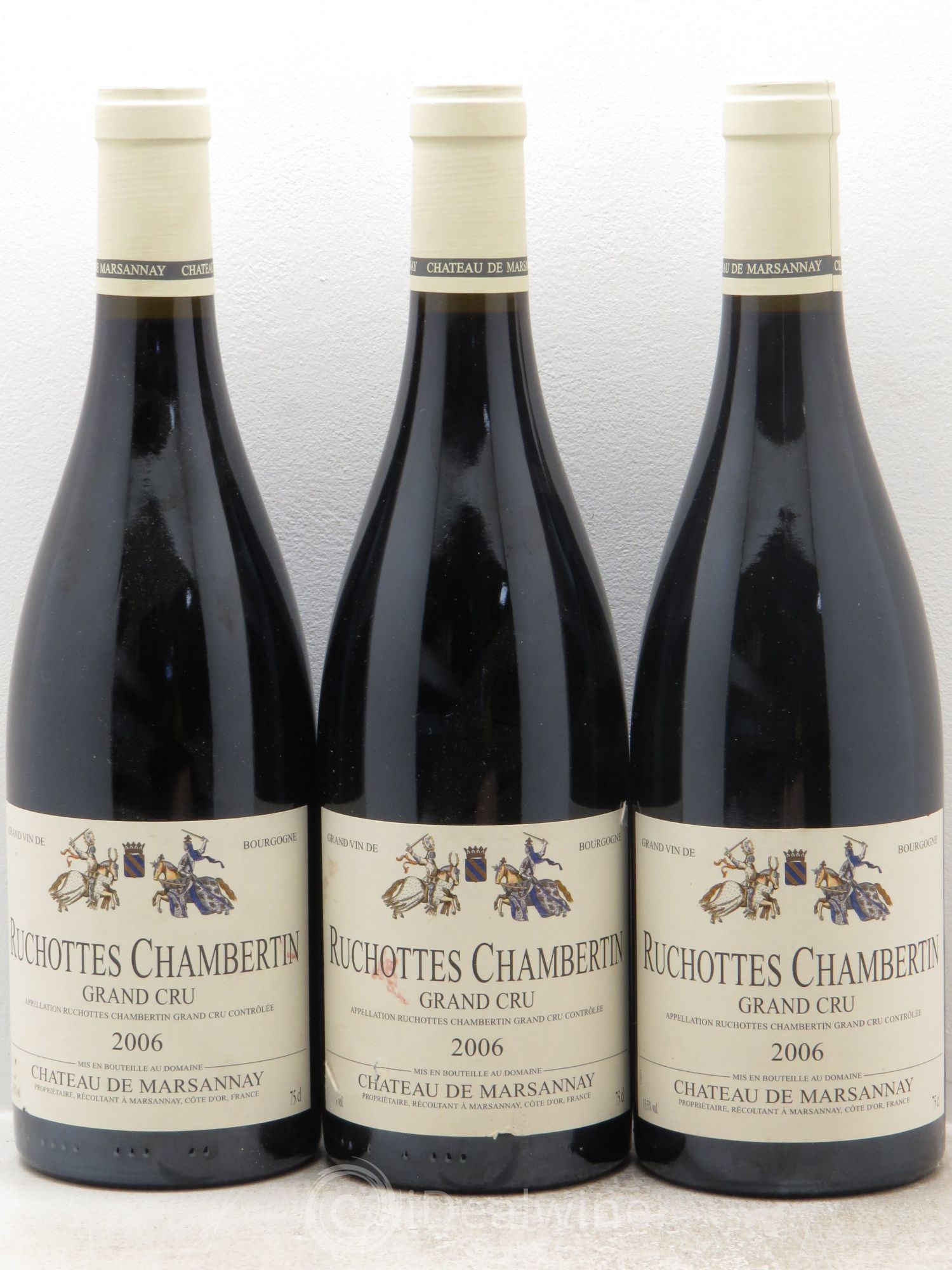 Ruchottes-Chambertin Grand Cru Cht de Marsannay (sans prix de réserve) 2006 - Posten von 3 Flaschen - 0