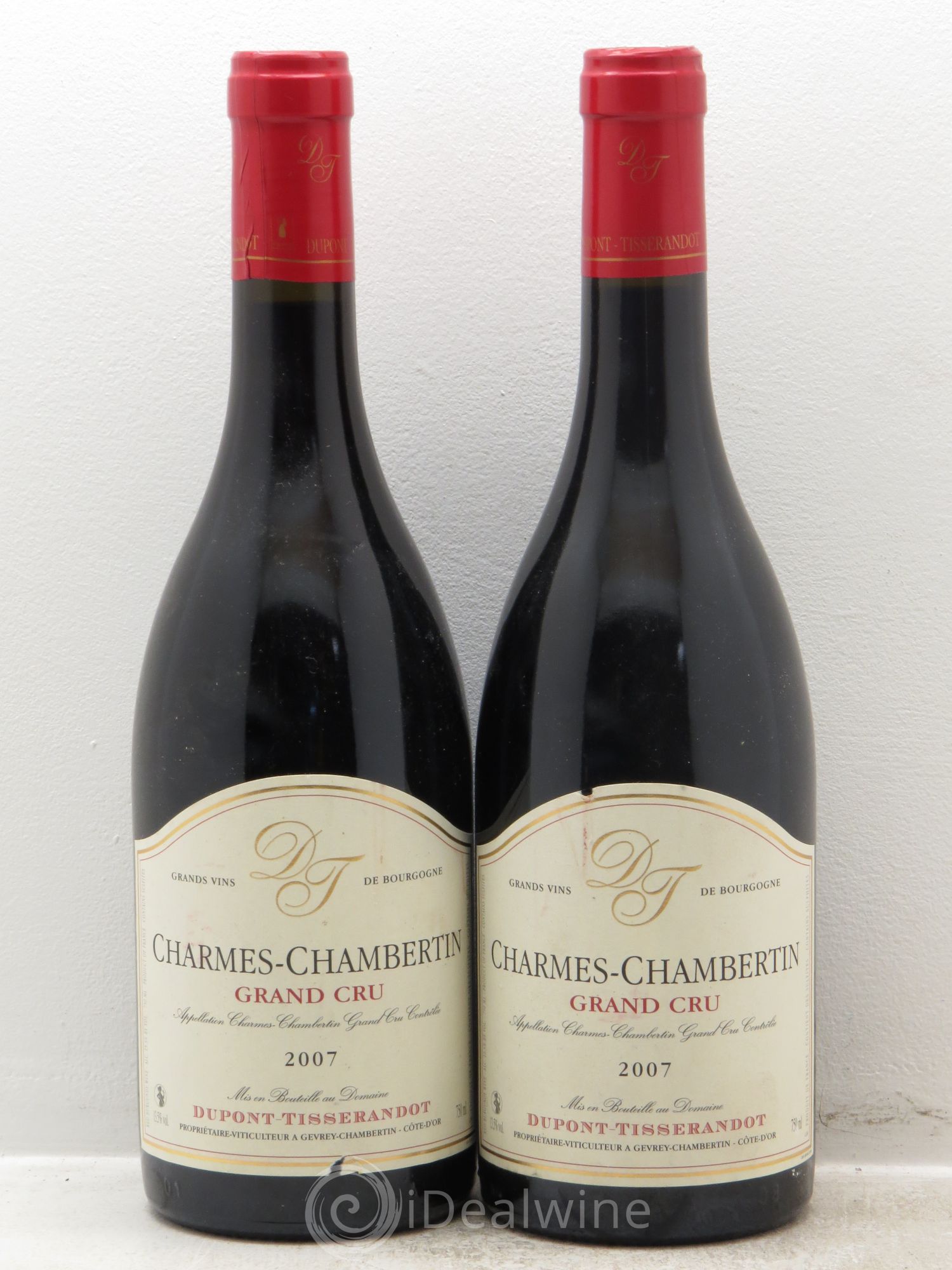 Charmes-Chambertin Grand Cru Dupont-Tisserandot (Domaine) (sans prix de réserve) 2007 - Lot de 2 bouteilles - 0