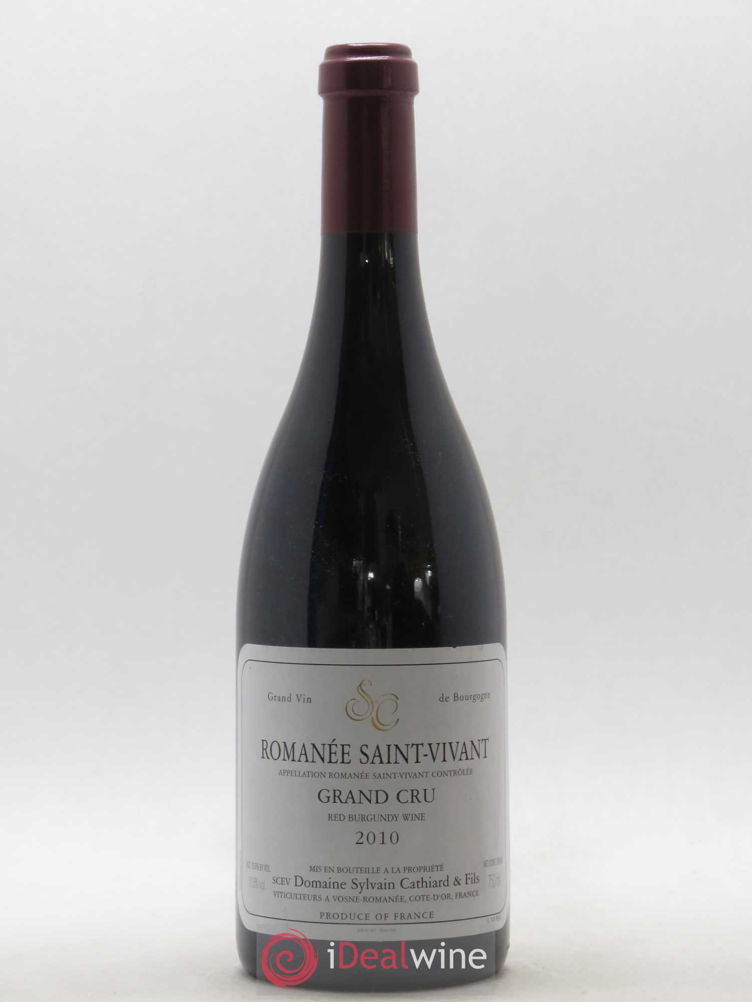 Romanée-Saint-Vivant Grand Cru Sylvain Cathiard & Fils 2010 - Lot de 1 bouteille - 0