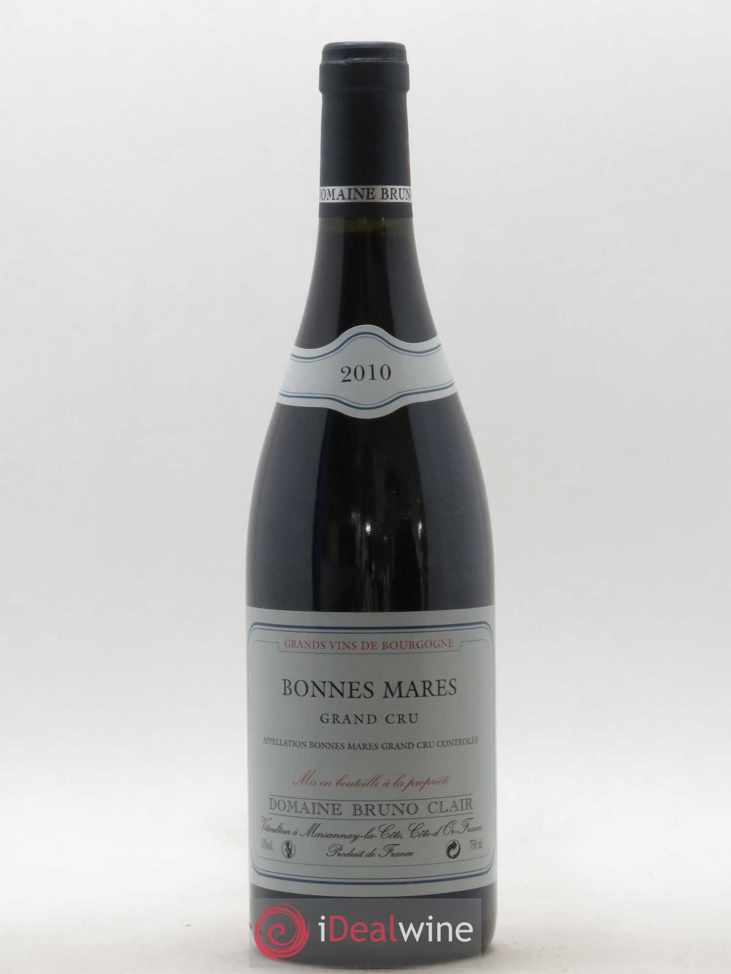 Bonnes-Mares Grand Cru Bruno Clair (Domaine) 2010 - Lot de 1 bouteille - 0