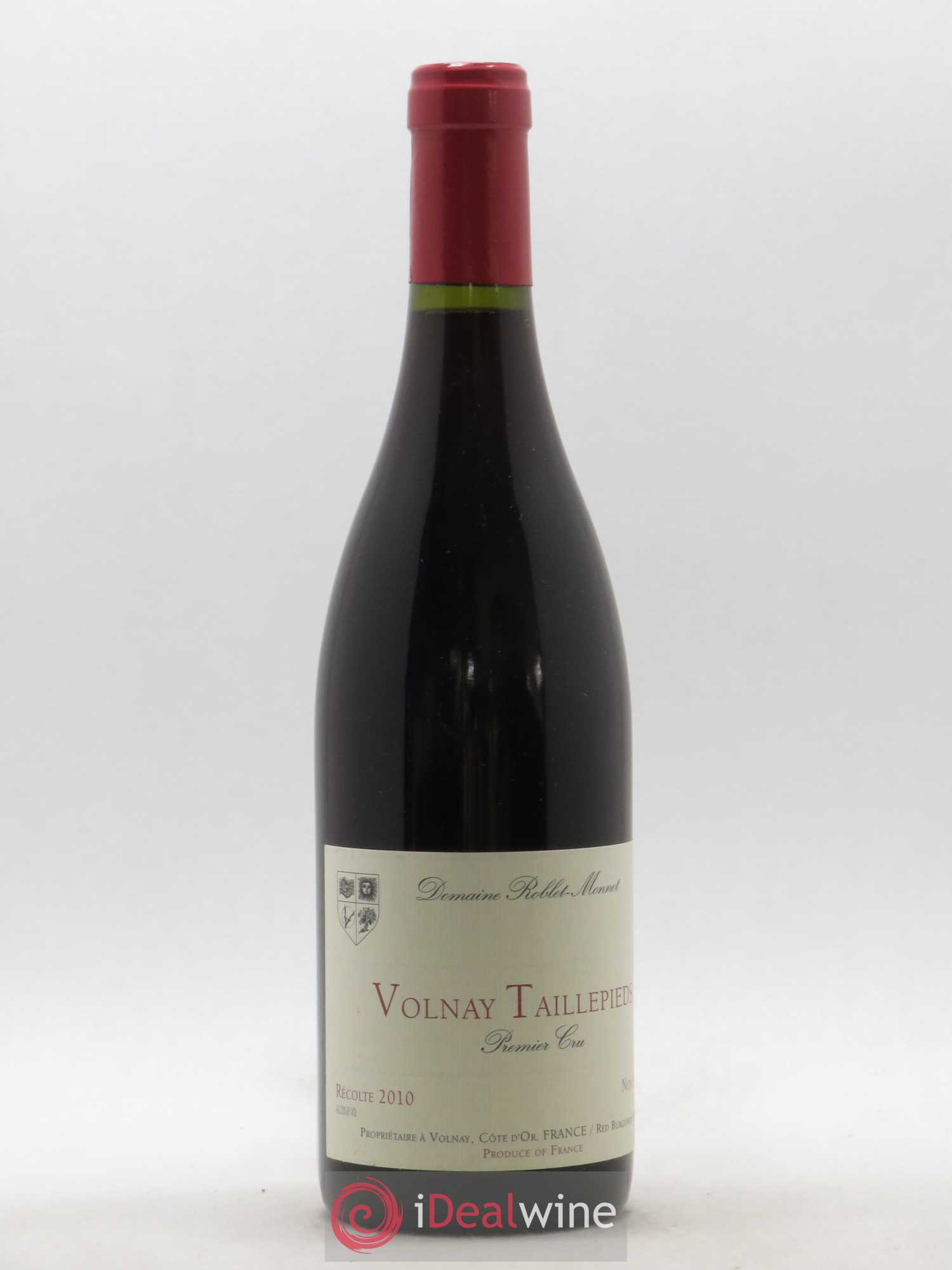 Volnay 1er Cru Taillepieds Roblet-Monnot (Domaine) 2010 - Lot de 1 bouteille - 0