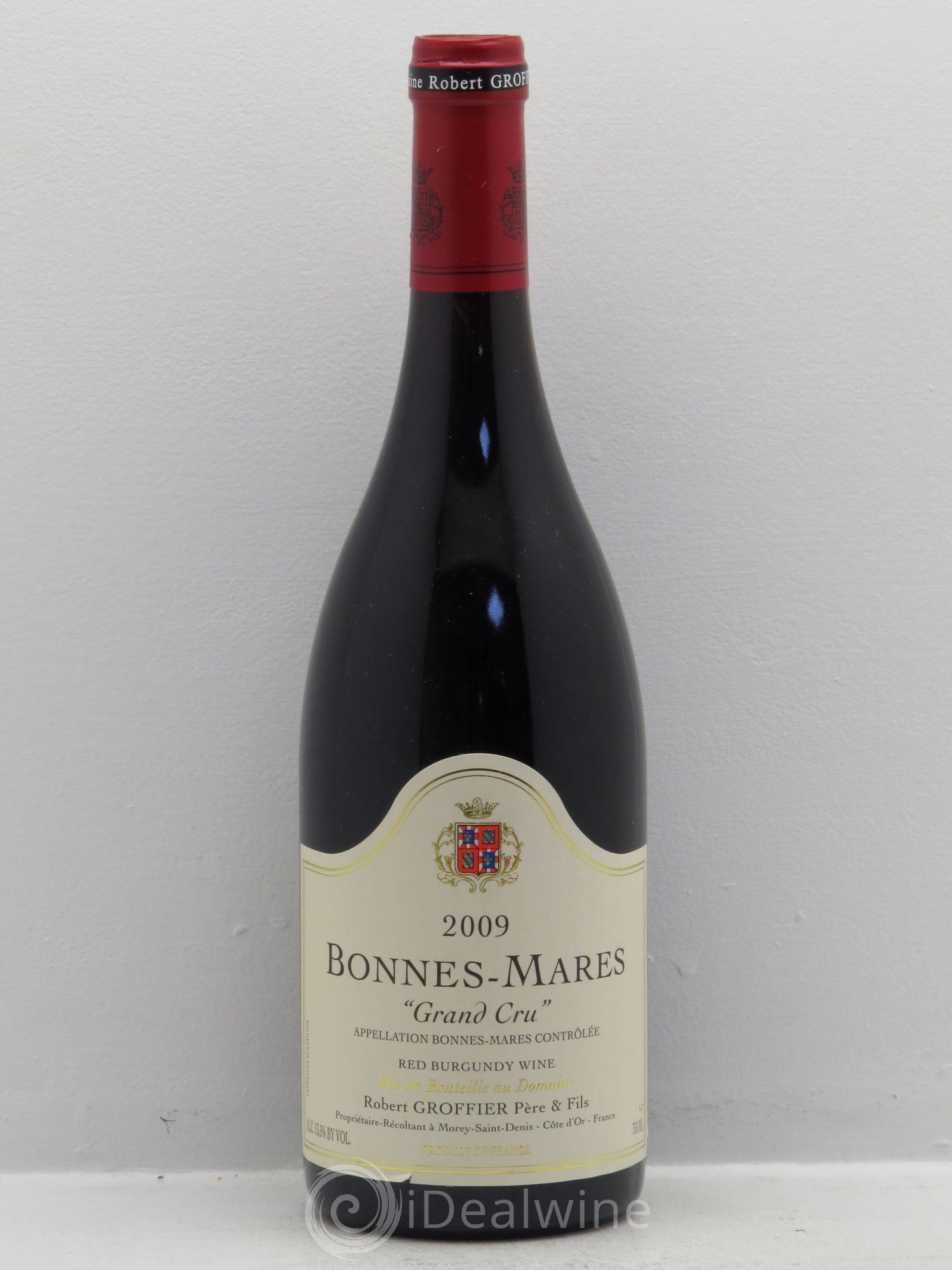 Bonnes-Mares Grand Cru Robert Groffier Père & Fils (Domaine) 2009 - Lot de 1 bouteille - 0