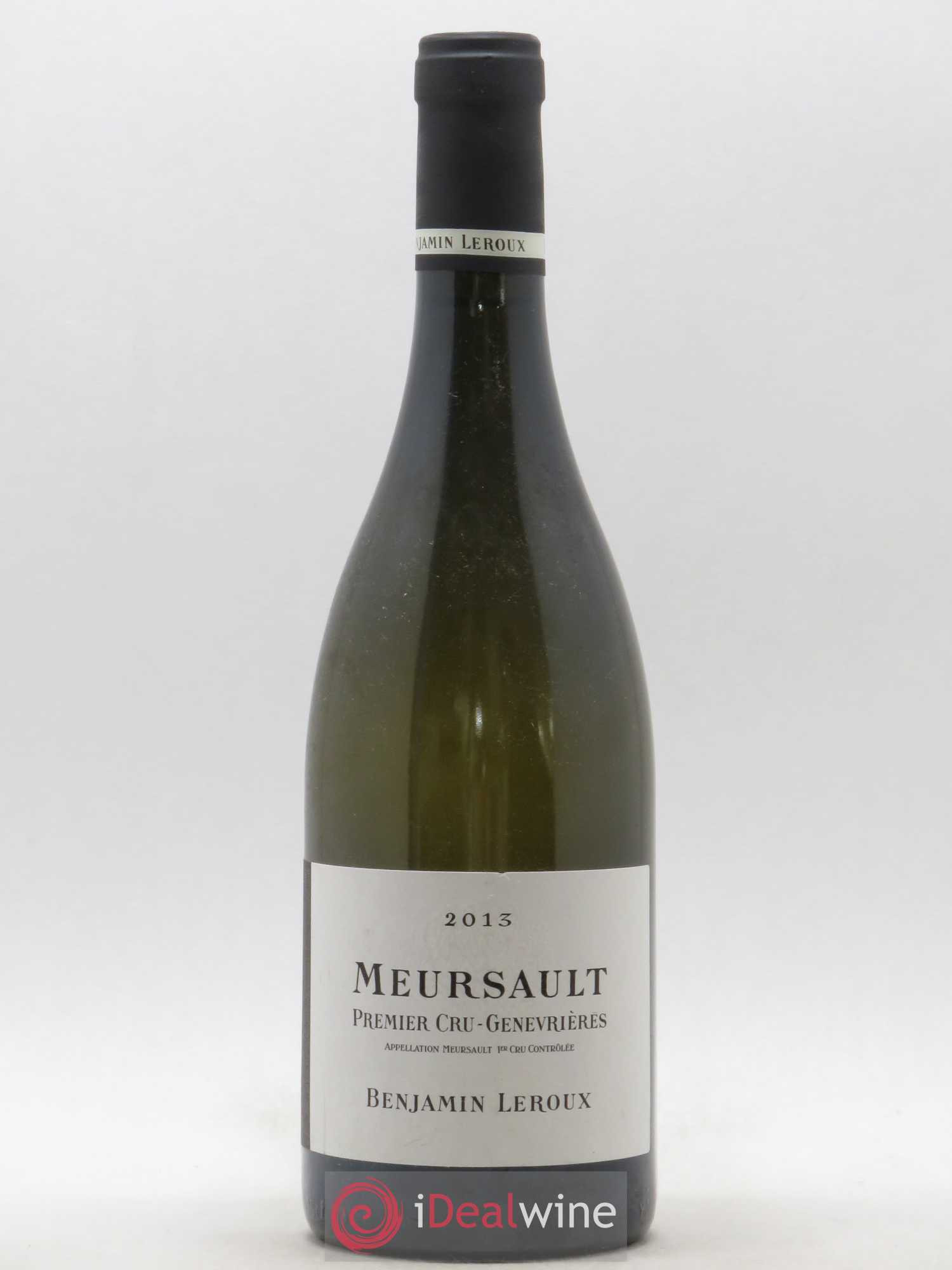 Meursault 1er Cru Les Genevrières Benjamin Leroux 2013 - Posten von 1 Flasche - 0