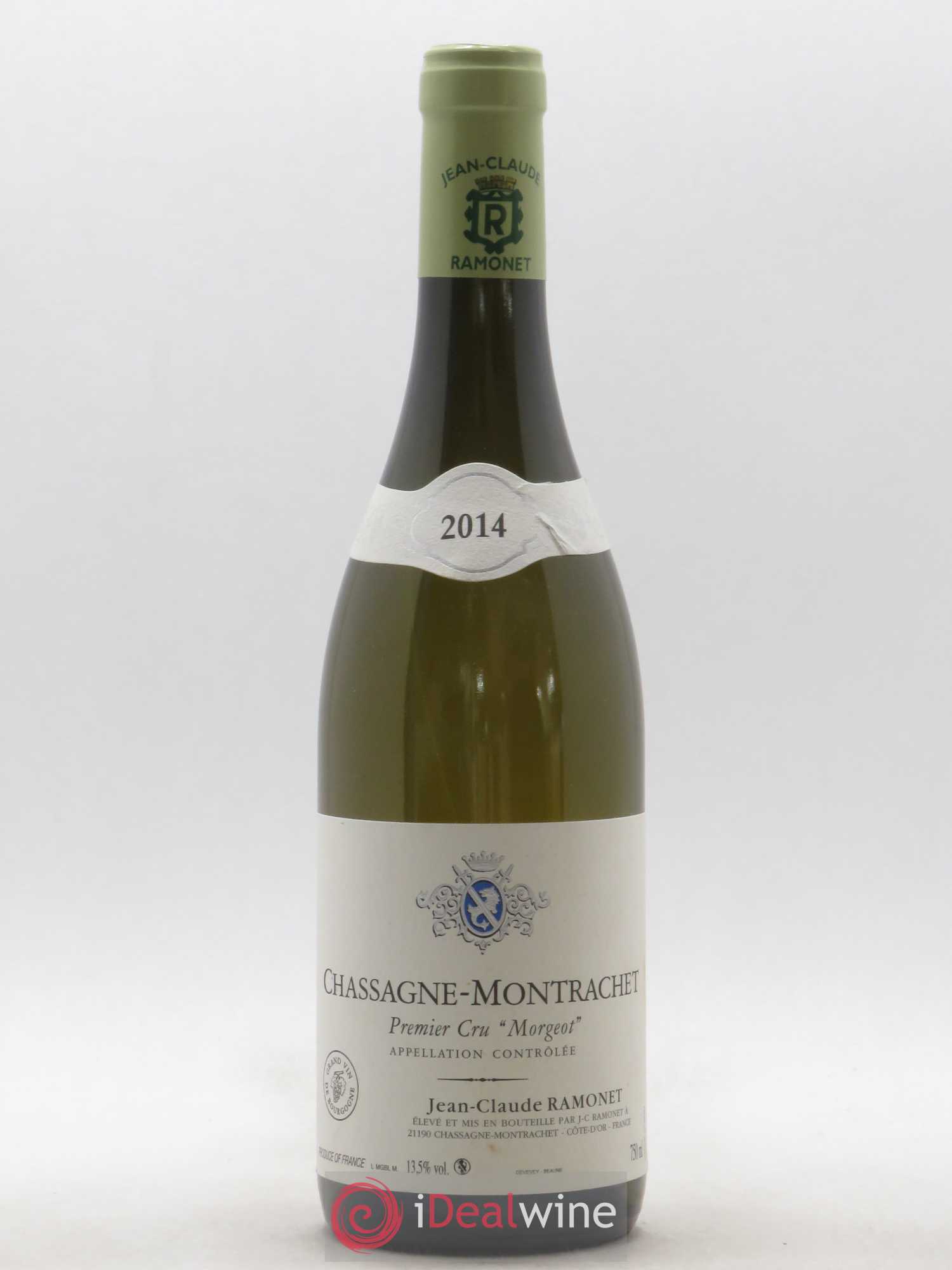 Chassagne-Montrachet 1er Cru Morgeot Ramonet (Domaine) 2014 - Lot de 1 bouteille - 0