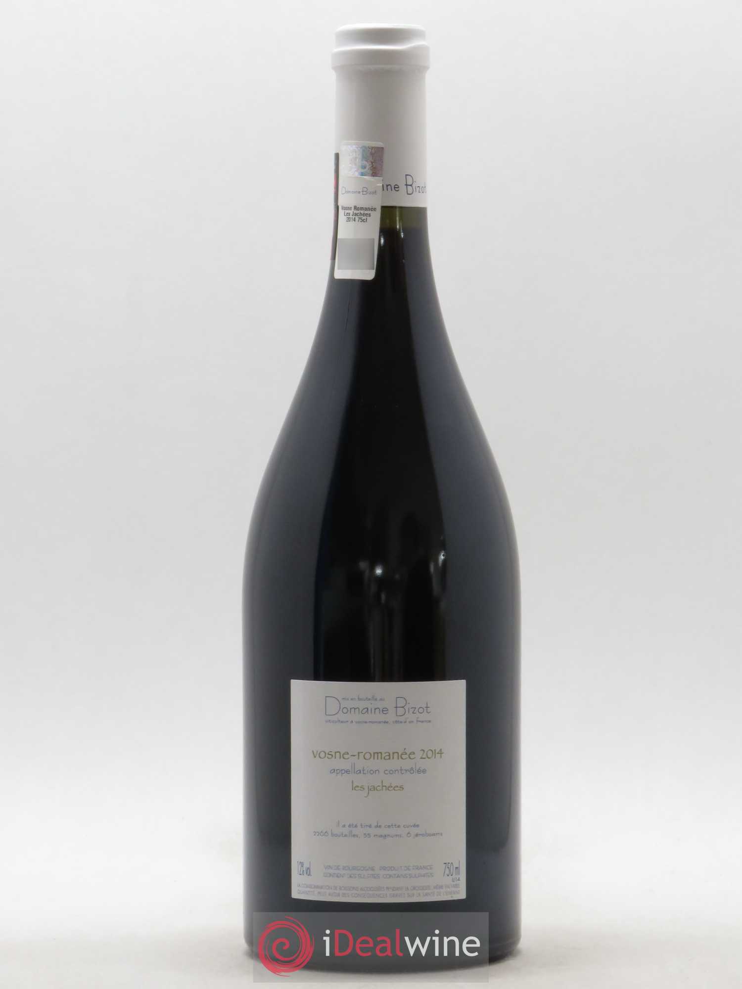 Vosne-Romanée Les Jachées Bizot (Domaine) 2014 - Lot de 1 bouteille - 1