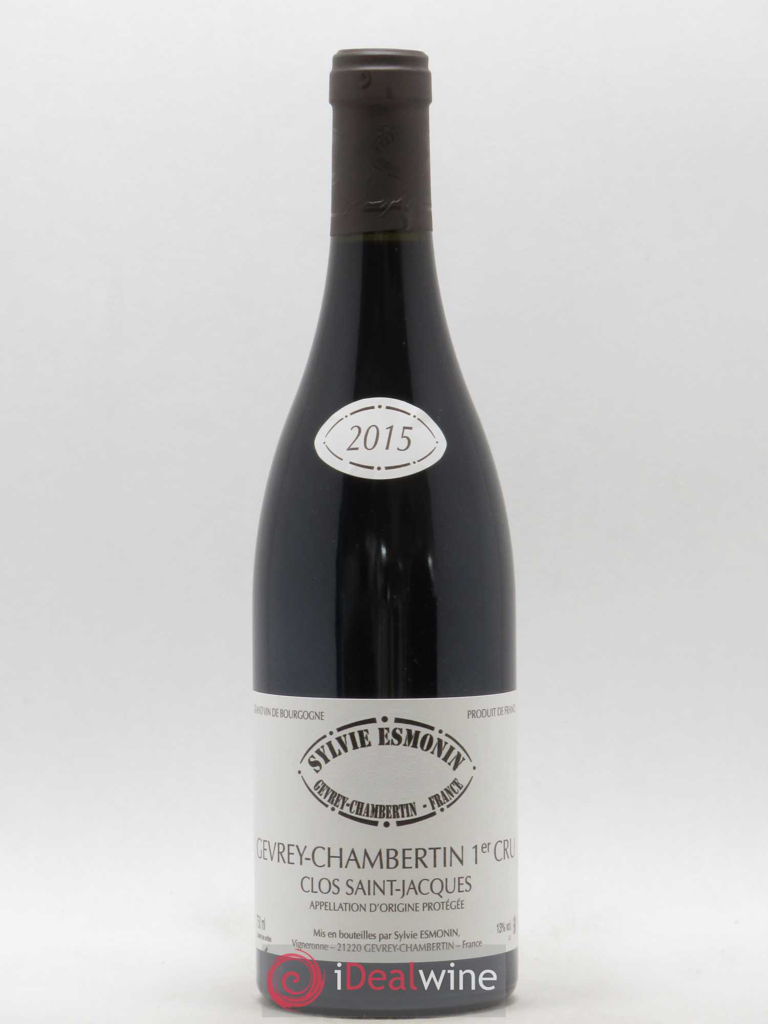 Gevrey-Chambertin 1er Cru Clos Saint Jacques Sylvie Esmonin 2015 - Lot de 1 bouteille - 0