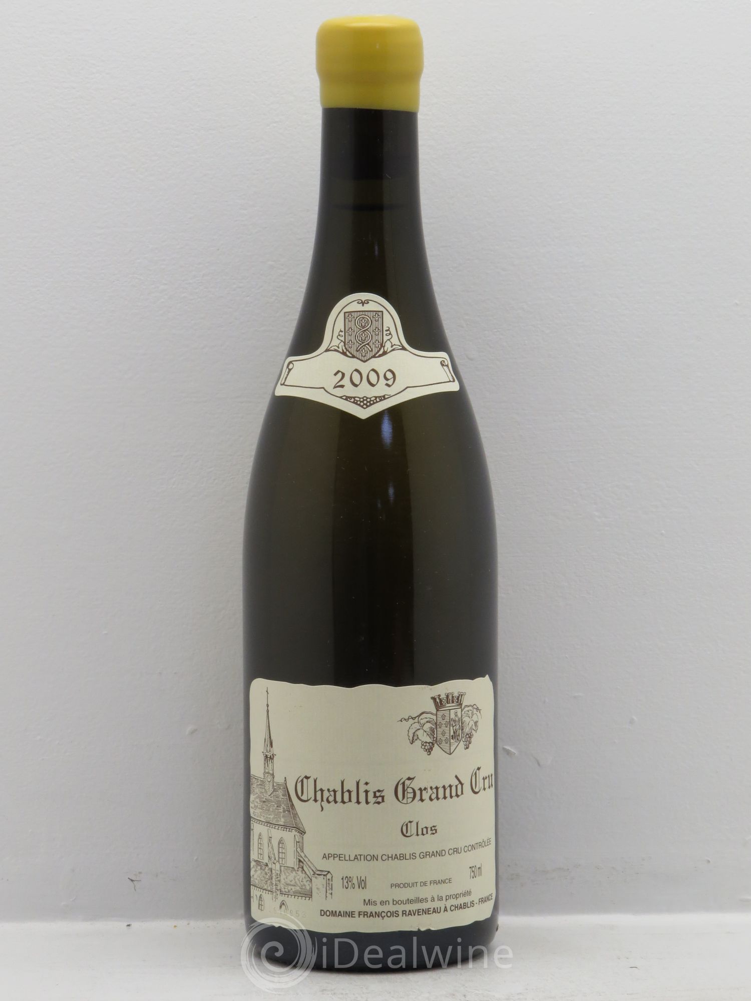 Chablis Grand Cru Clos Raveneau (Domaine) 2009 - Lot de 1 bouteille - 0