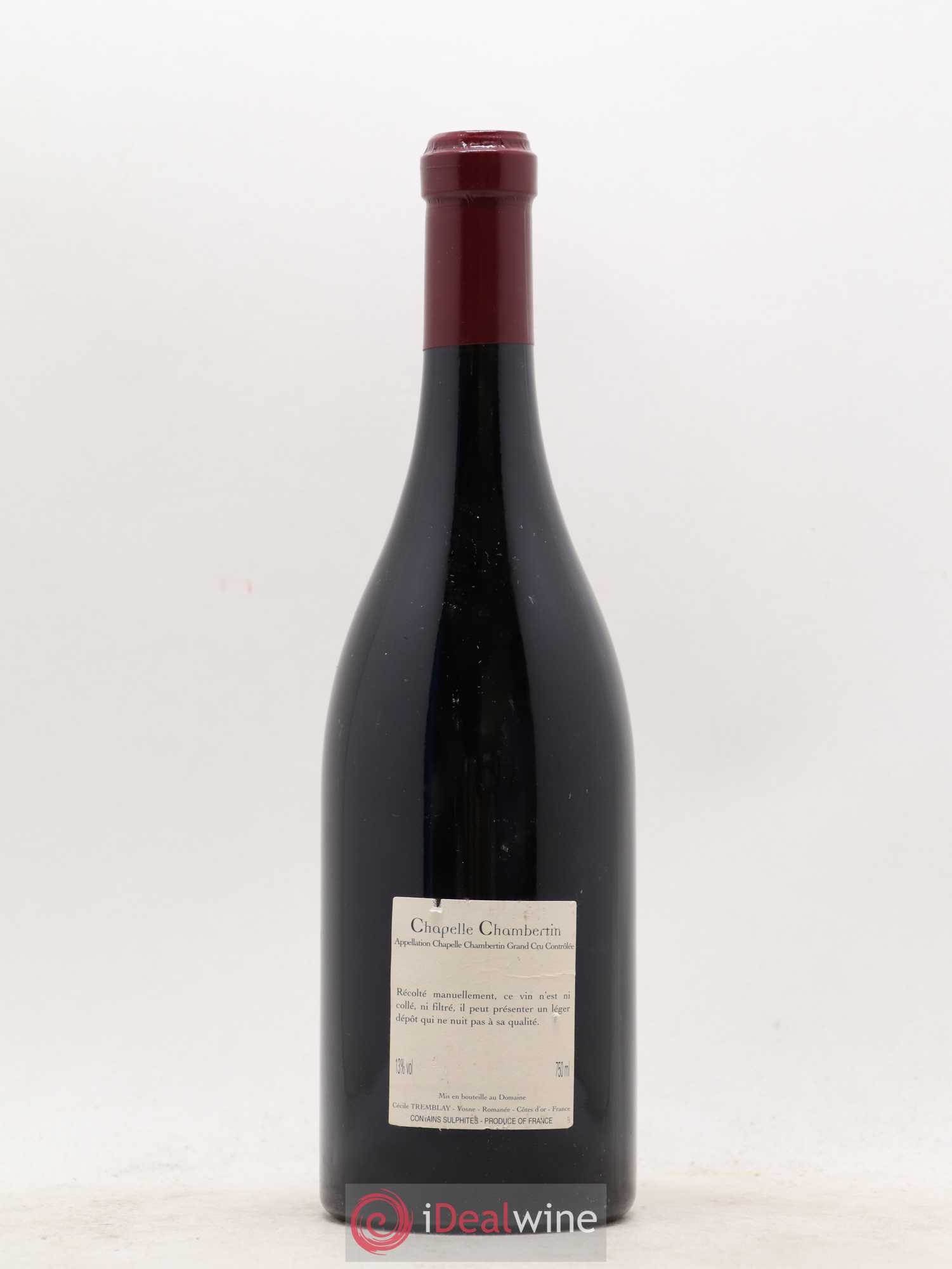 Chapelle-Chambertin Grand Cru Cécile Tremblay 2005 - Lot de 1 bouteille - 1