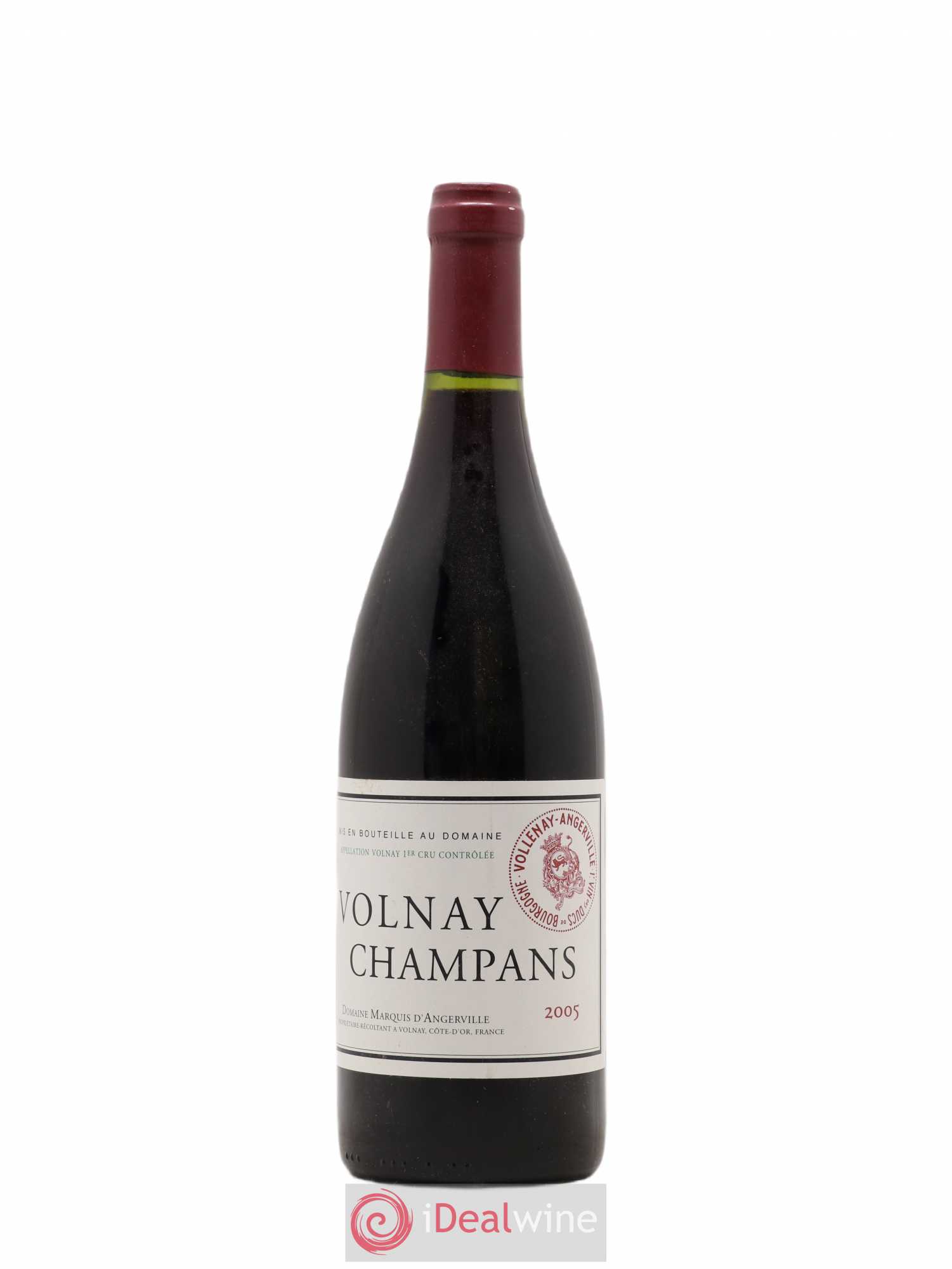 Volnay 1er Cru Champans Marquis d'Angerville (Domaine) 2005 - Lot de 1 bouteille - 0