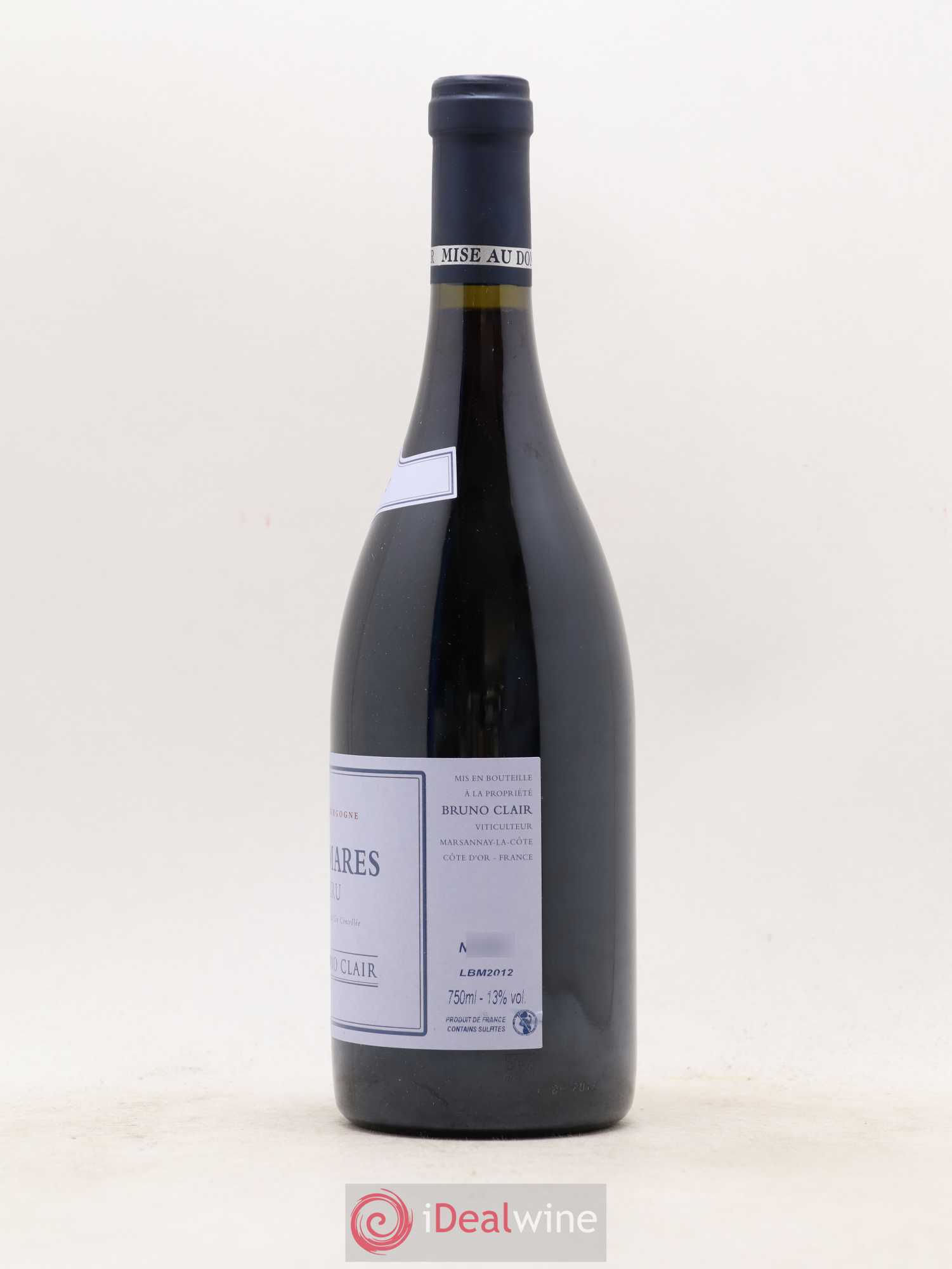 Bonnes-Mares Grand Cru Bruno Clair (Domaine) 2012 - Lot de 1 bouteille - 1
