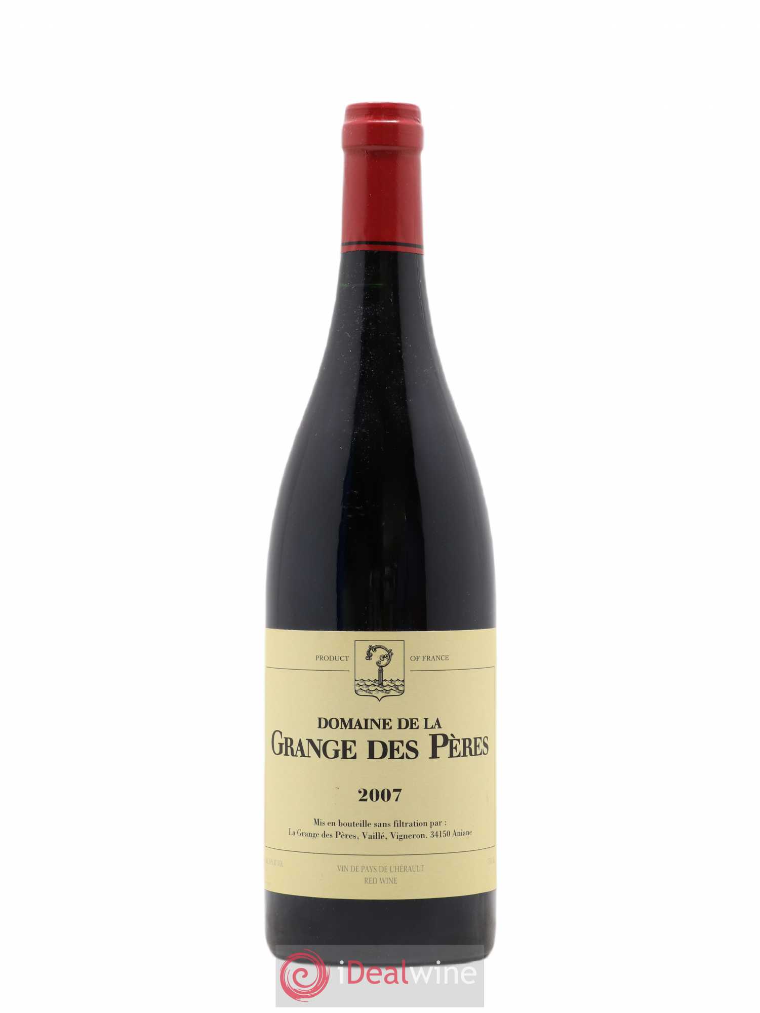 Pays d'Hérault Grange des Pères Laurent Vaillé 2007 - Lot de 1 bouteille - 0