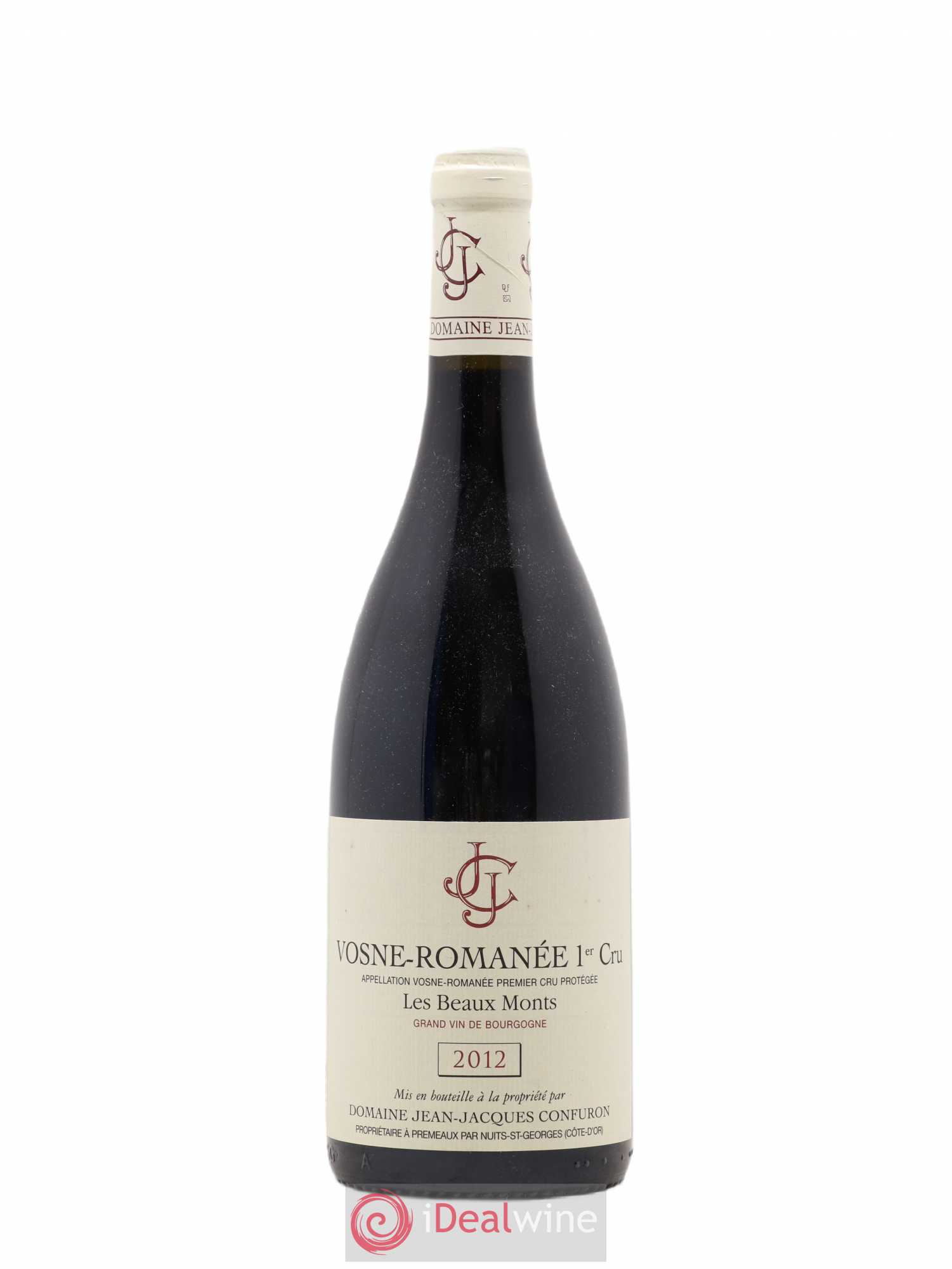 Vosne-Romanée 1er Cru Les Beaux Monts Jean-Jacques Confuron 2012 - Lot de 1 bouteille - 0