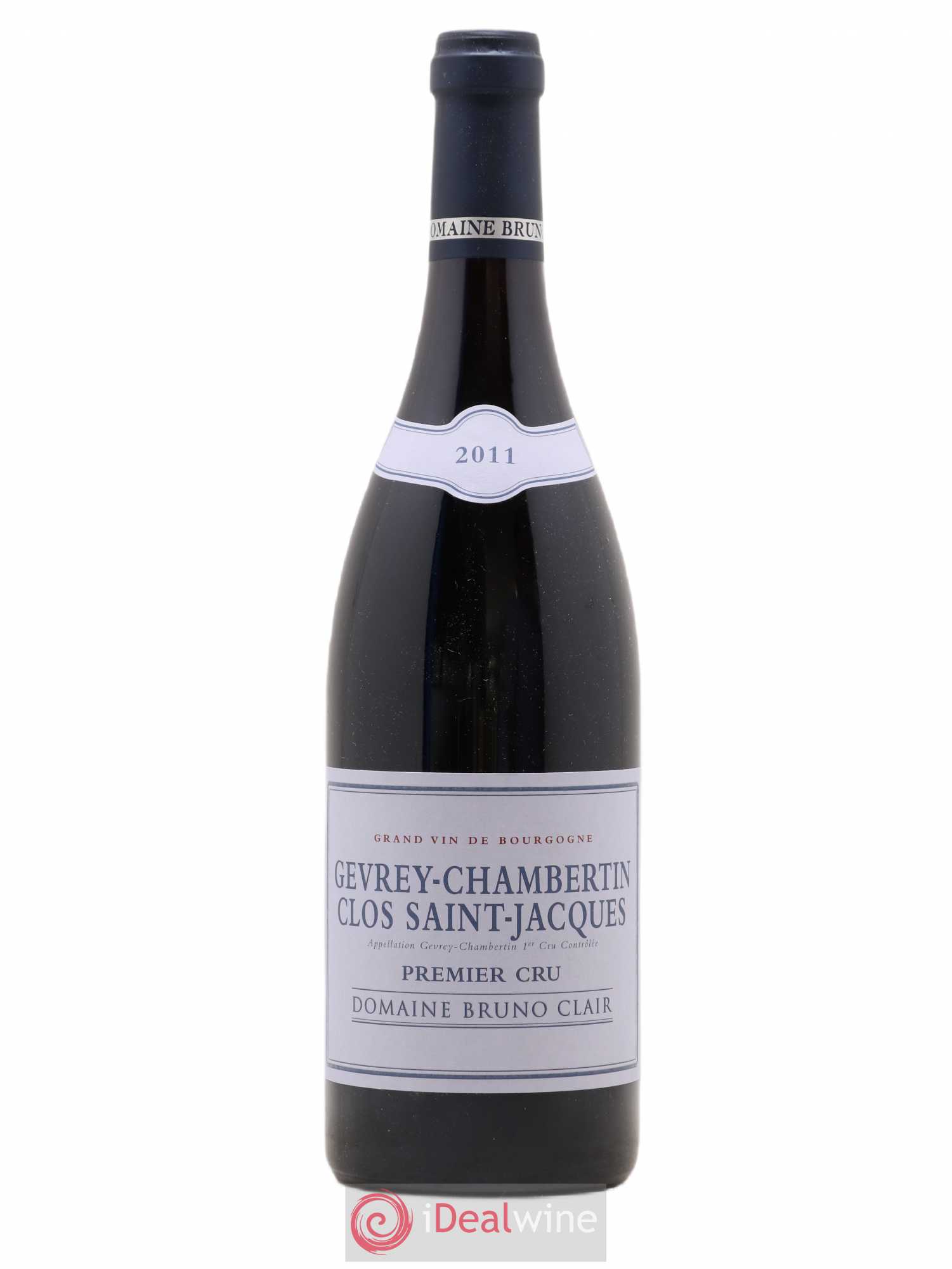 Gevrey-Chambertin 1er Cru Clos Saint-Jacques Bruno Clair (Domaine) 2011 - Lot de 1 bouteille - 0