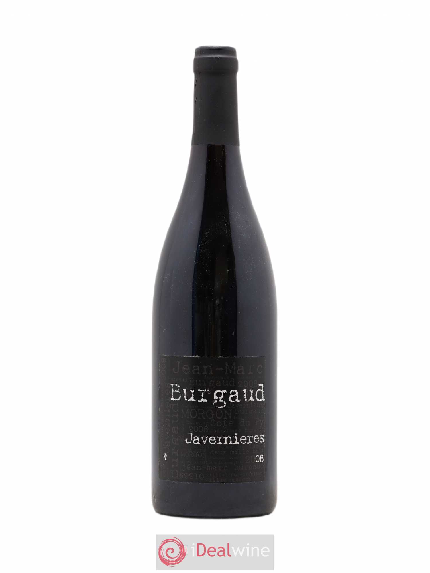 Morgon Javernières Jean-Marc Burgaud (Domaine) 2008 - Lot de 1 bouteille - 0