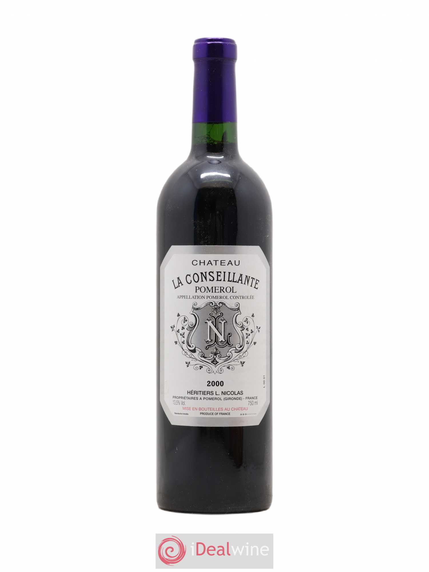 Château la Conseillante 2000 - Lot de 1 bouteille - 0