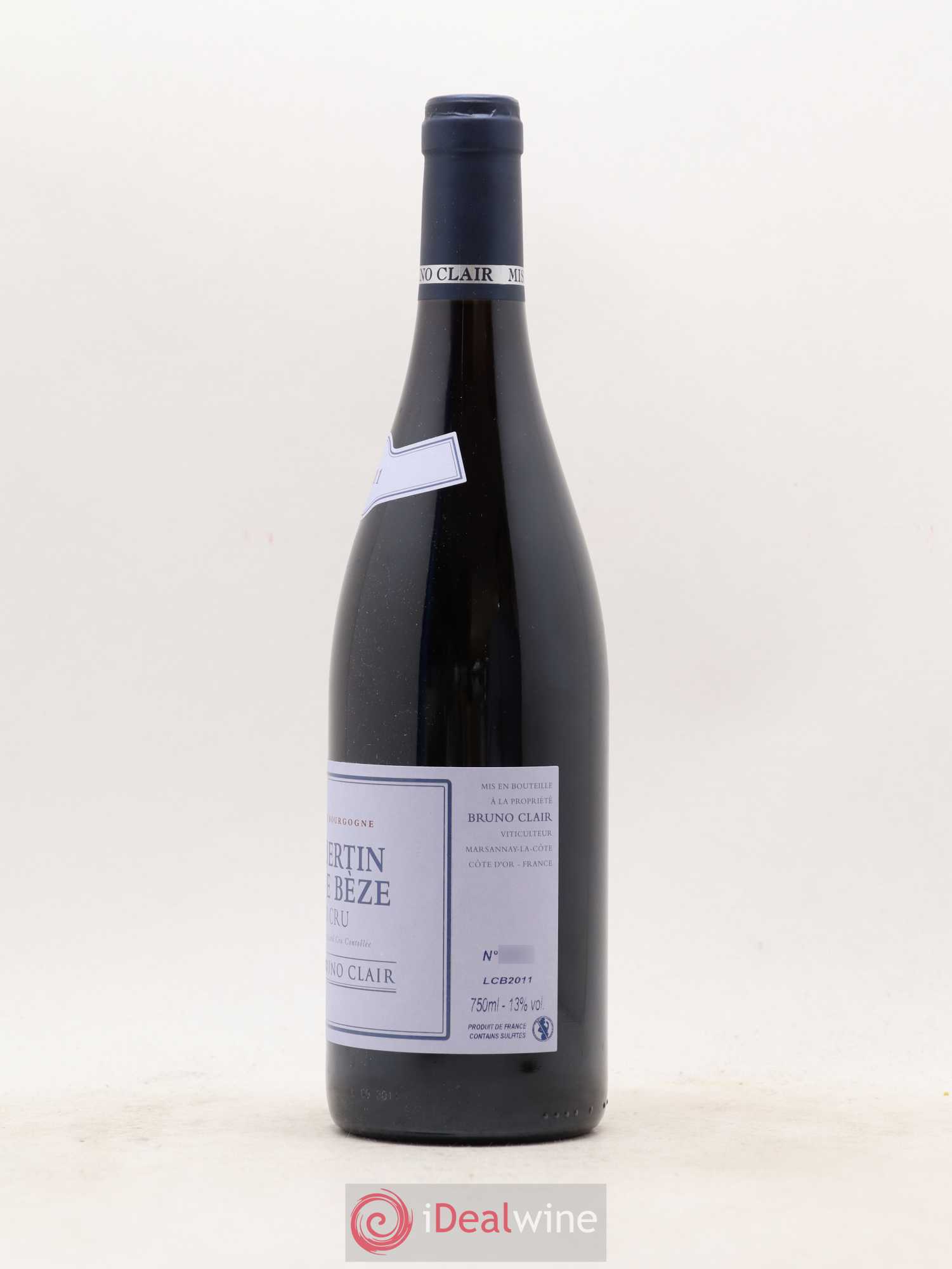 Chambertin Clos de Bèze Grand Cru Bruno Clair (Domaine) 2011 - Lot de 1 bouteille - 1