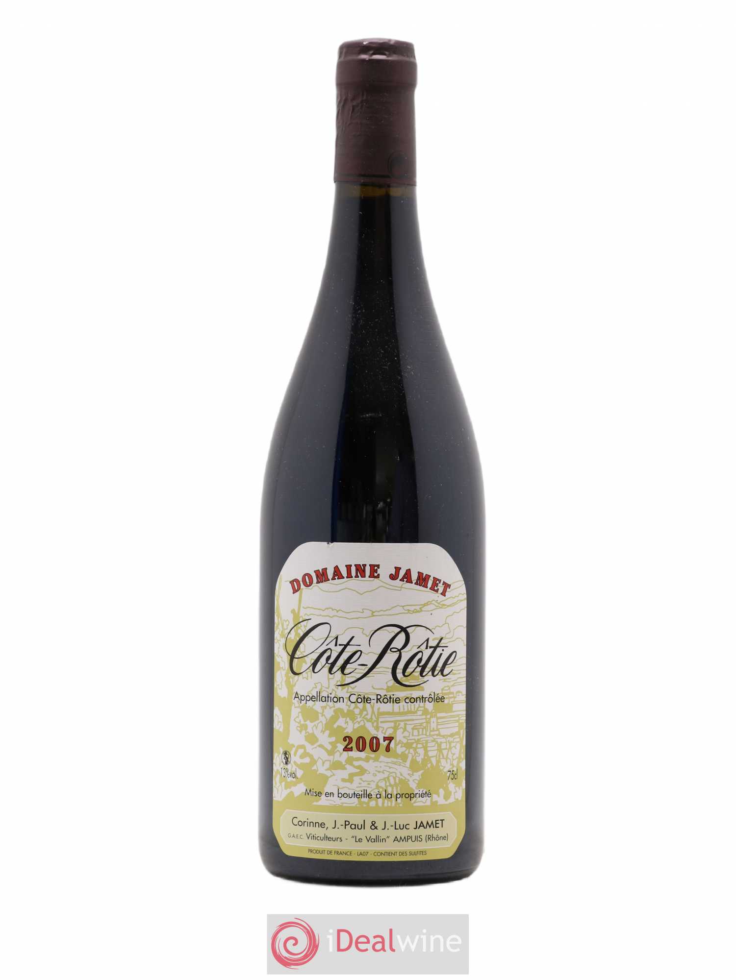 Côte-Rôtie Jamet (Domaine) 2007 - Lot de 1 bouteille - 0