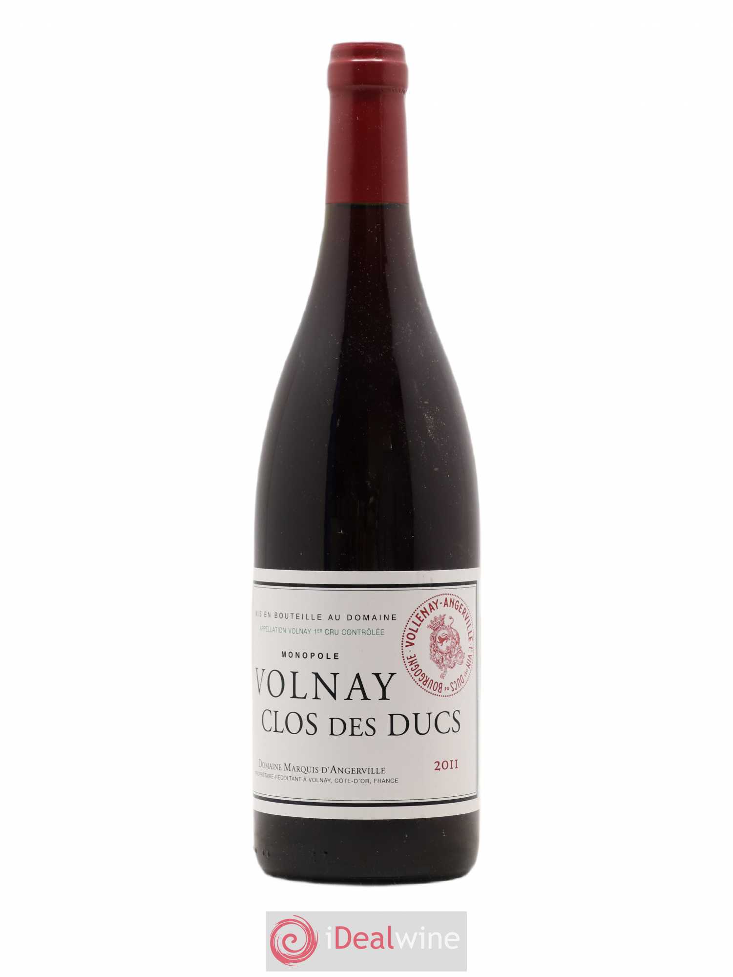 Volnay 1er Cru Clos des Ducs Marquis d'Angerville (Domaine) 2011 - Lot de 1 bouteille - 0
