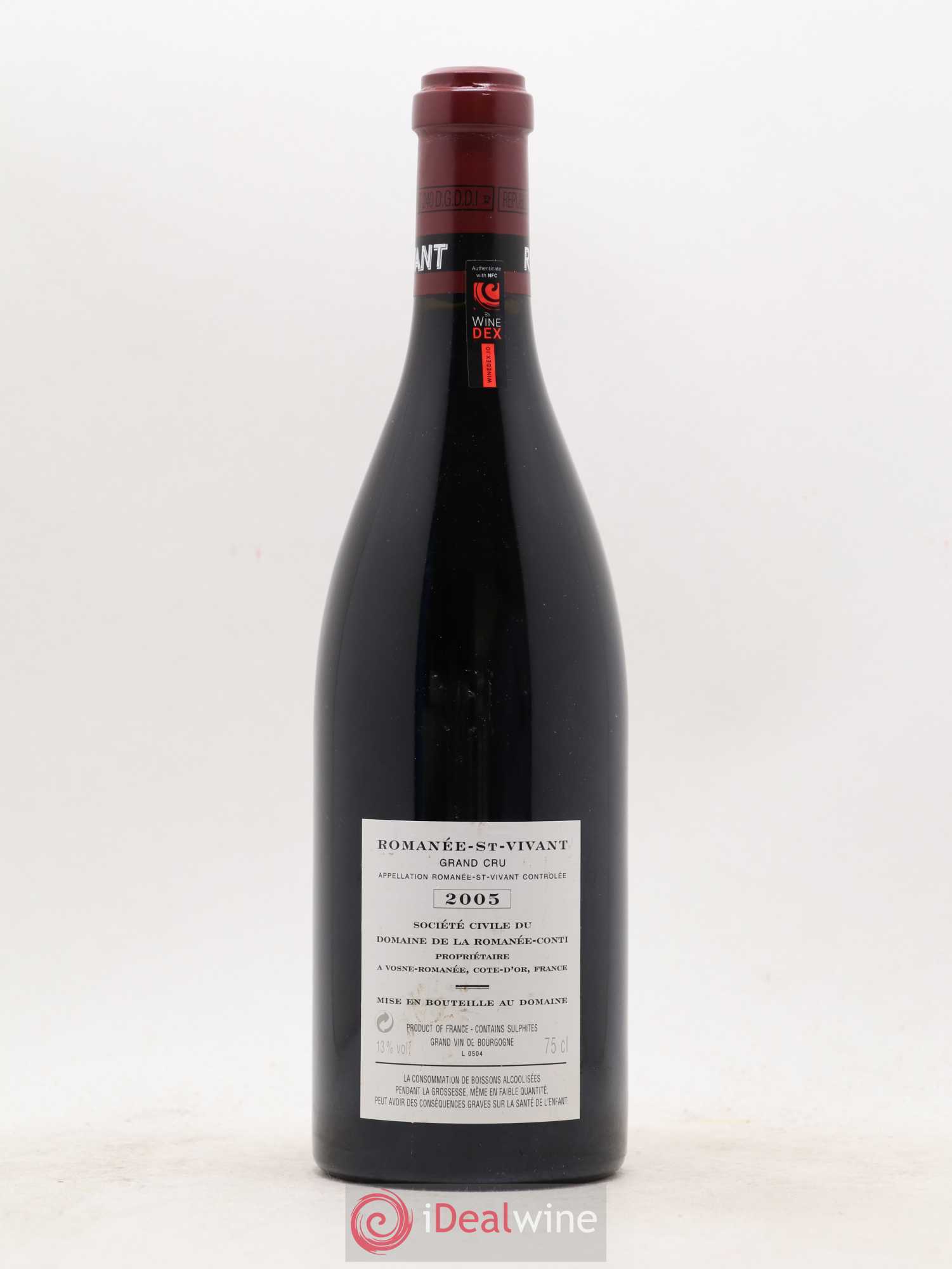 Romanée-Saint-Vivant Grand Cru Domaine de la Romanée-Conti 2005 - Lot de 1 bouteille - 1