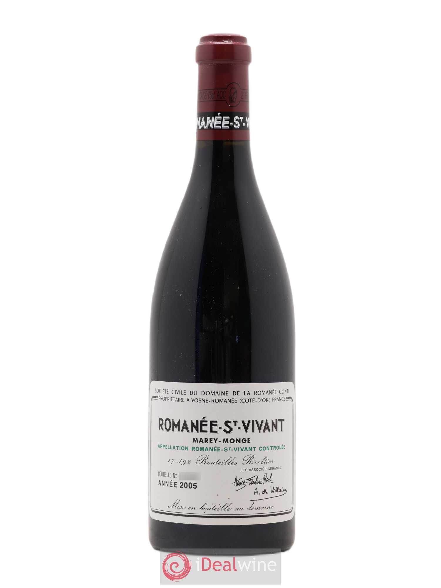 Romanée-Saint-Vivant Grand Cru Domaine de la Romanée-Conti 2005 - Lot de 1 bouteille - 0