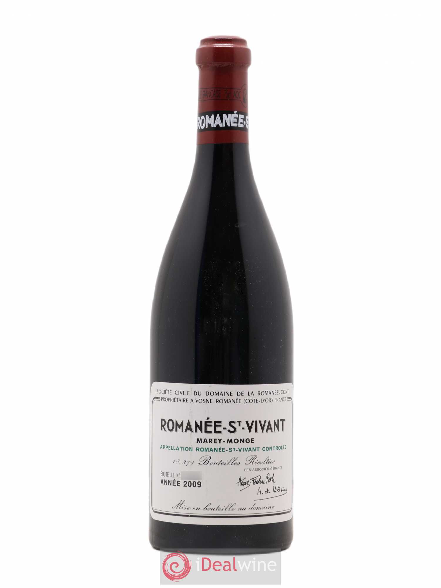 Romanée-Saint-Vivant Grand Cru Domaine de la Romanée-Conti 2009 - Lot de 1 bouteille - 0