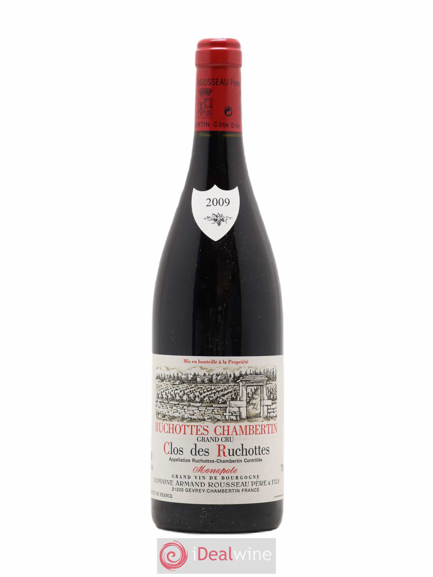 Ruchottes-Chambertin Grand Cru Clos des Ruchottes Armand Rousseau (Domaine) 2009 - Lot de 1 bouteille - 0