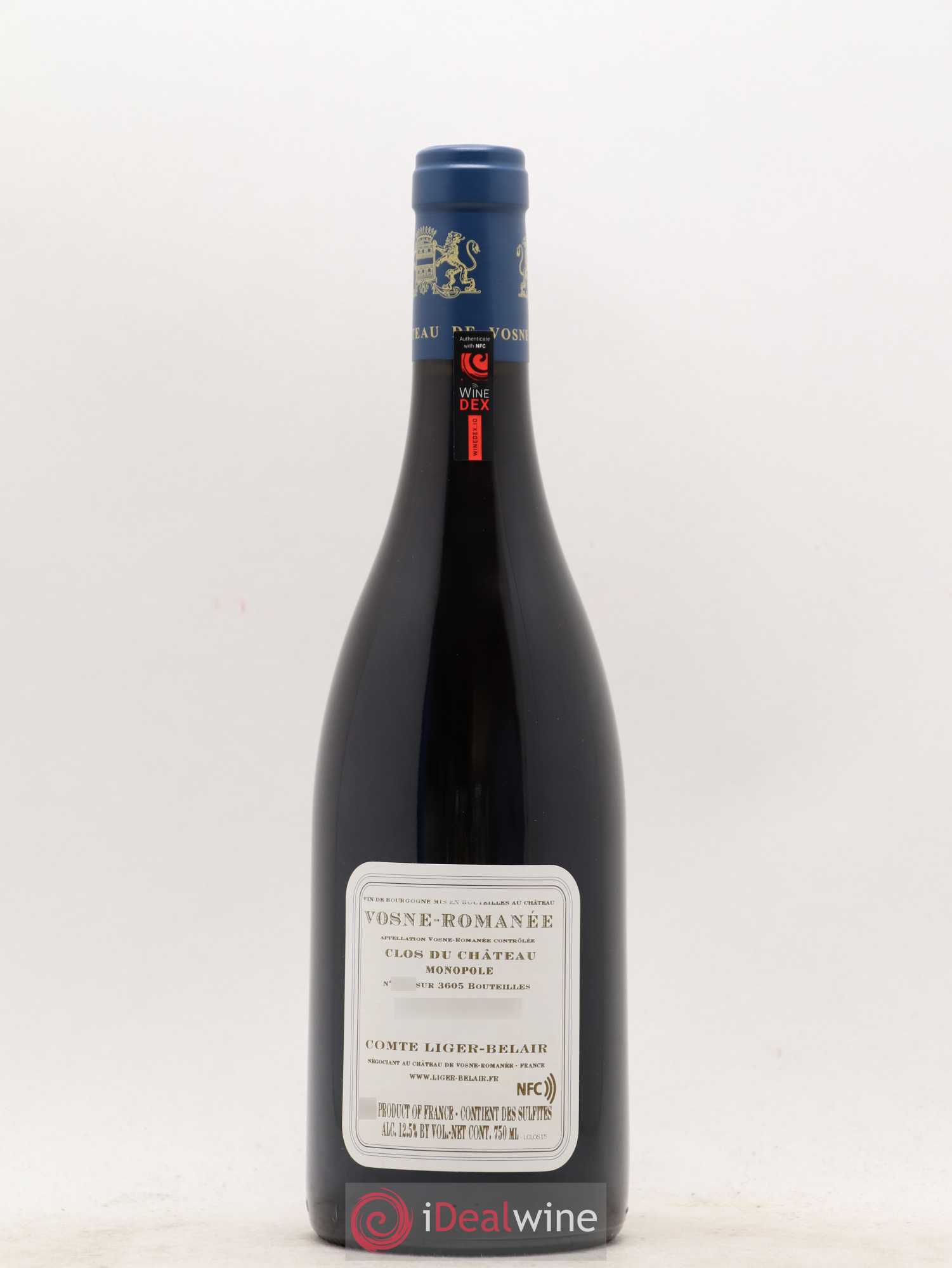 Vosne-Romanée Clos du Château Comte Liger-Belair (Domaine du) 2015 - Lot de 1 bouteille - 1