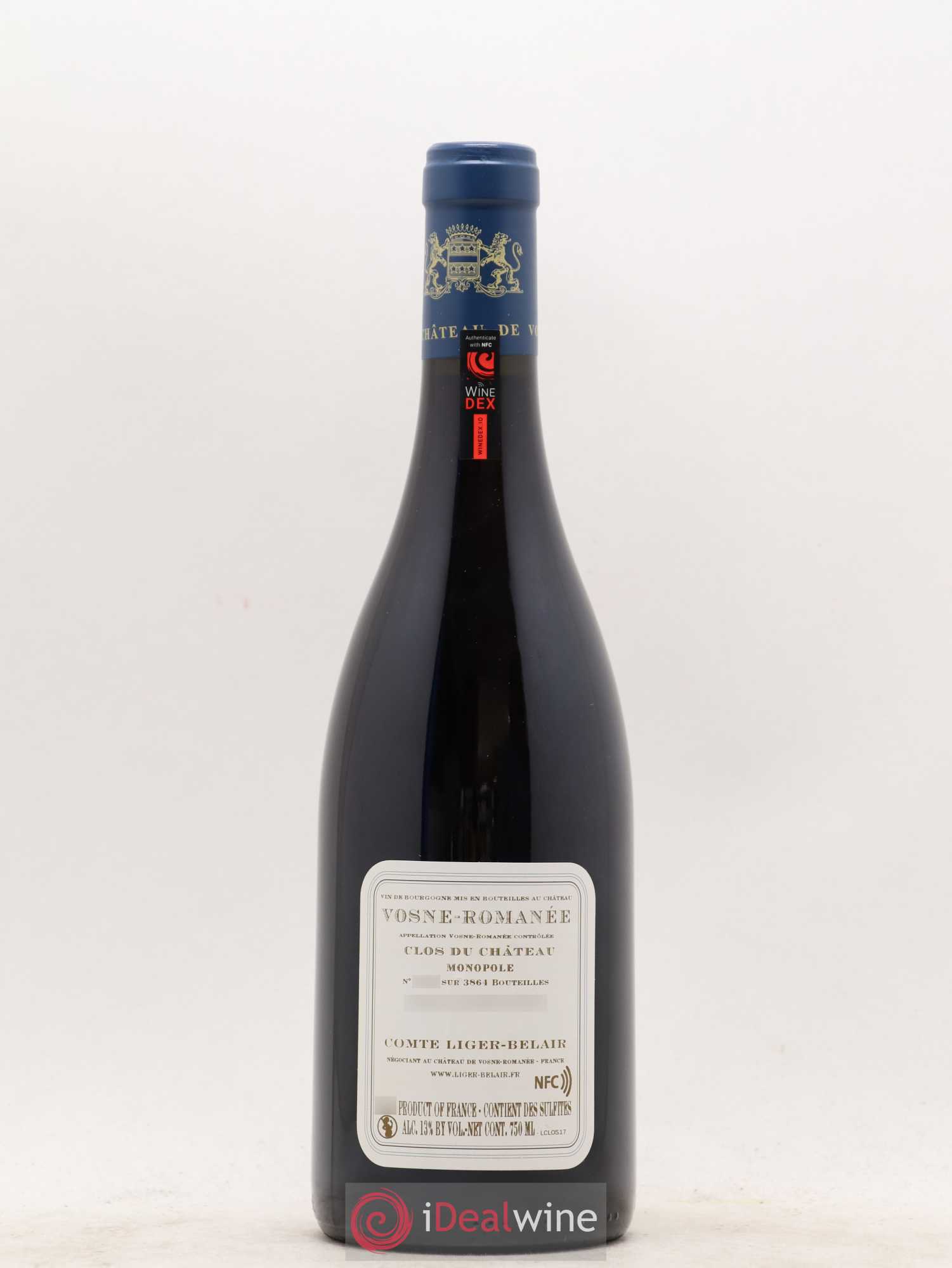 Vosne-Romanée Clos du Château Comte Liger-Belair (Domaine du) 2017 - Lot de 1 bouteille - 1