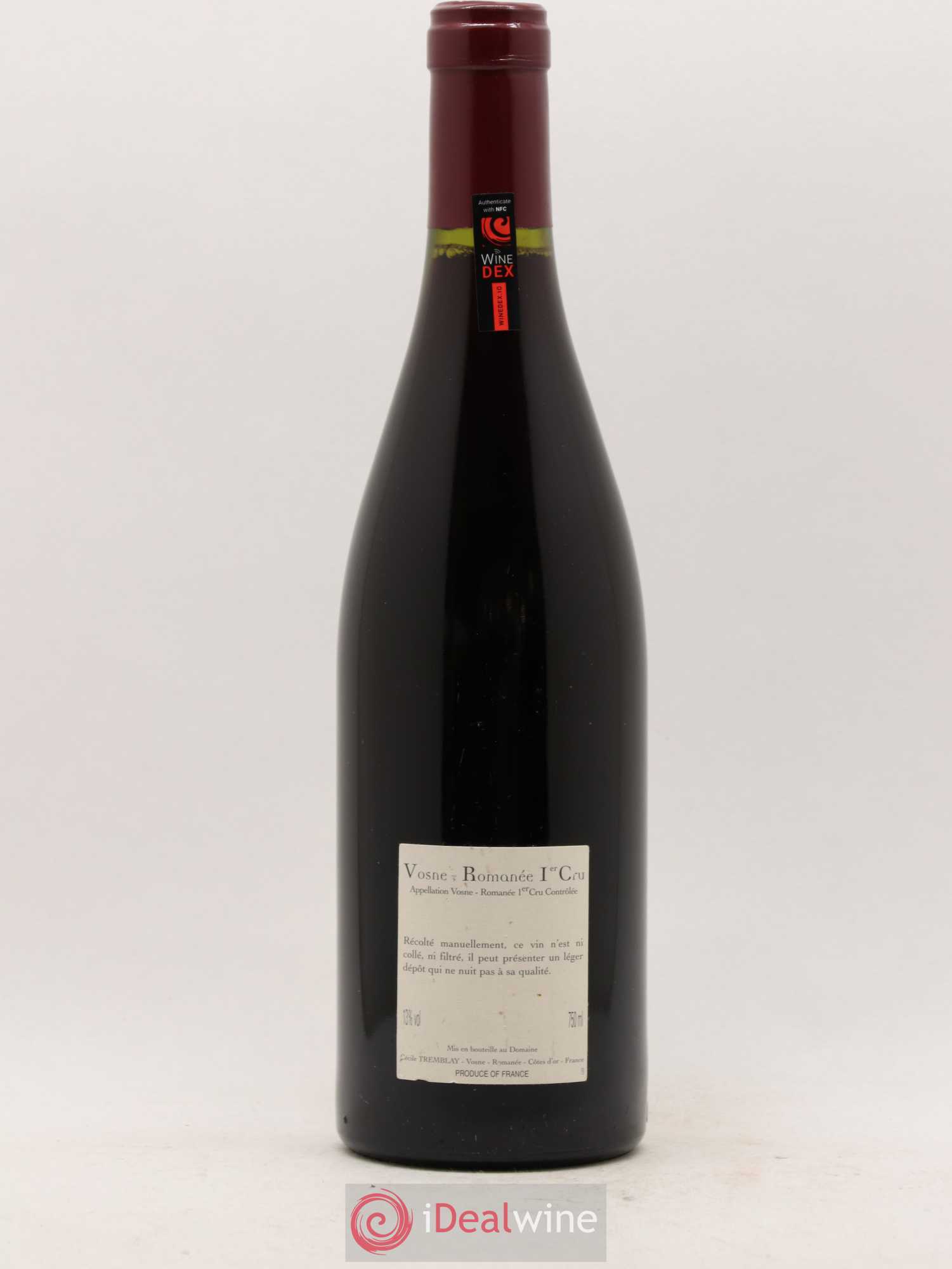 Vosne-Romanée 1er Cru Les Beaumonts (ou Beaux Monts) Cécile Tremblay 2005 - Lot de 1 bouteille - 1