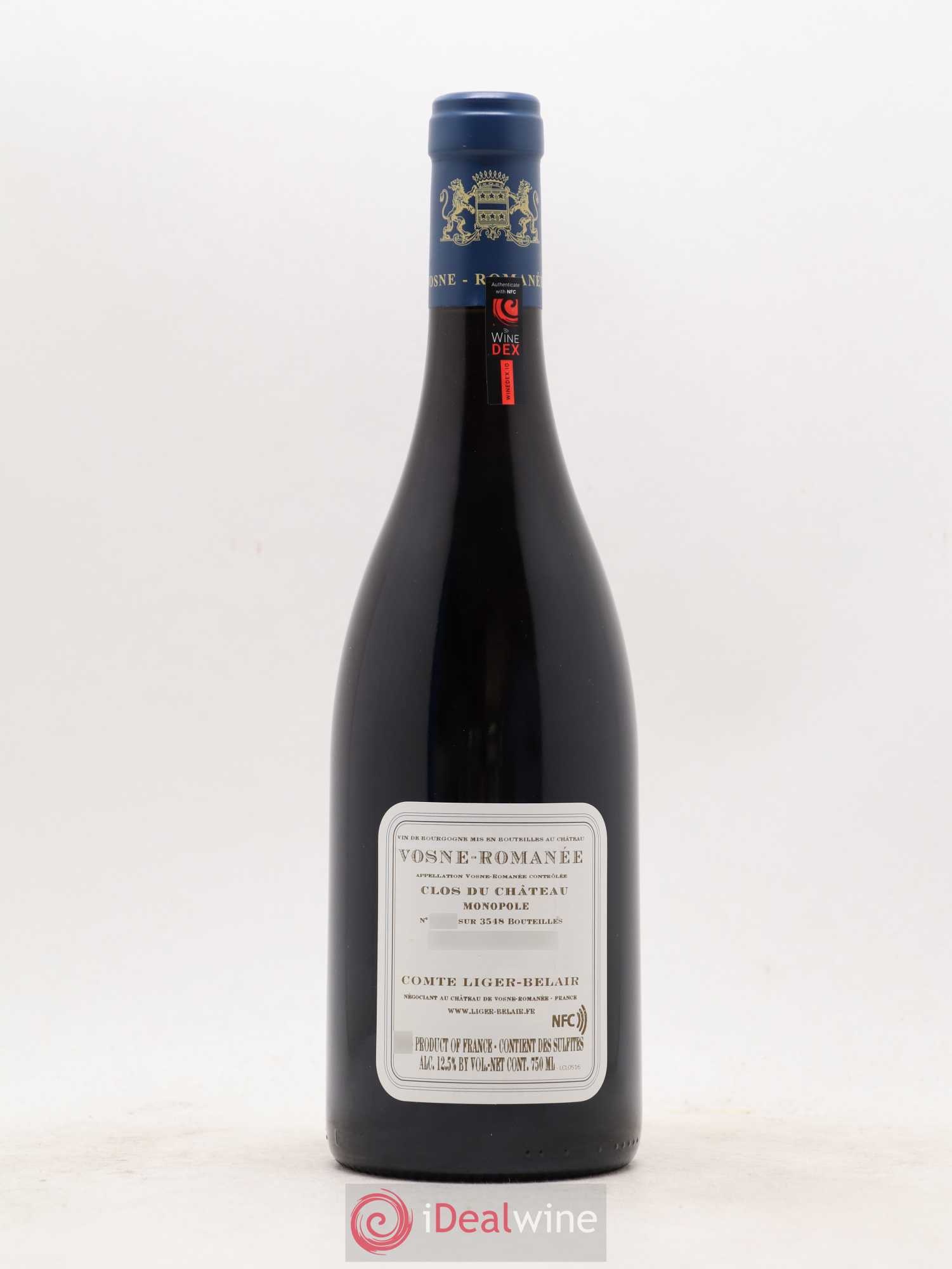 Vosne-Romanée Clos du Château Comte Liger-Belair (Domaine du) 2016 - Lot de 1 bouteille - 1