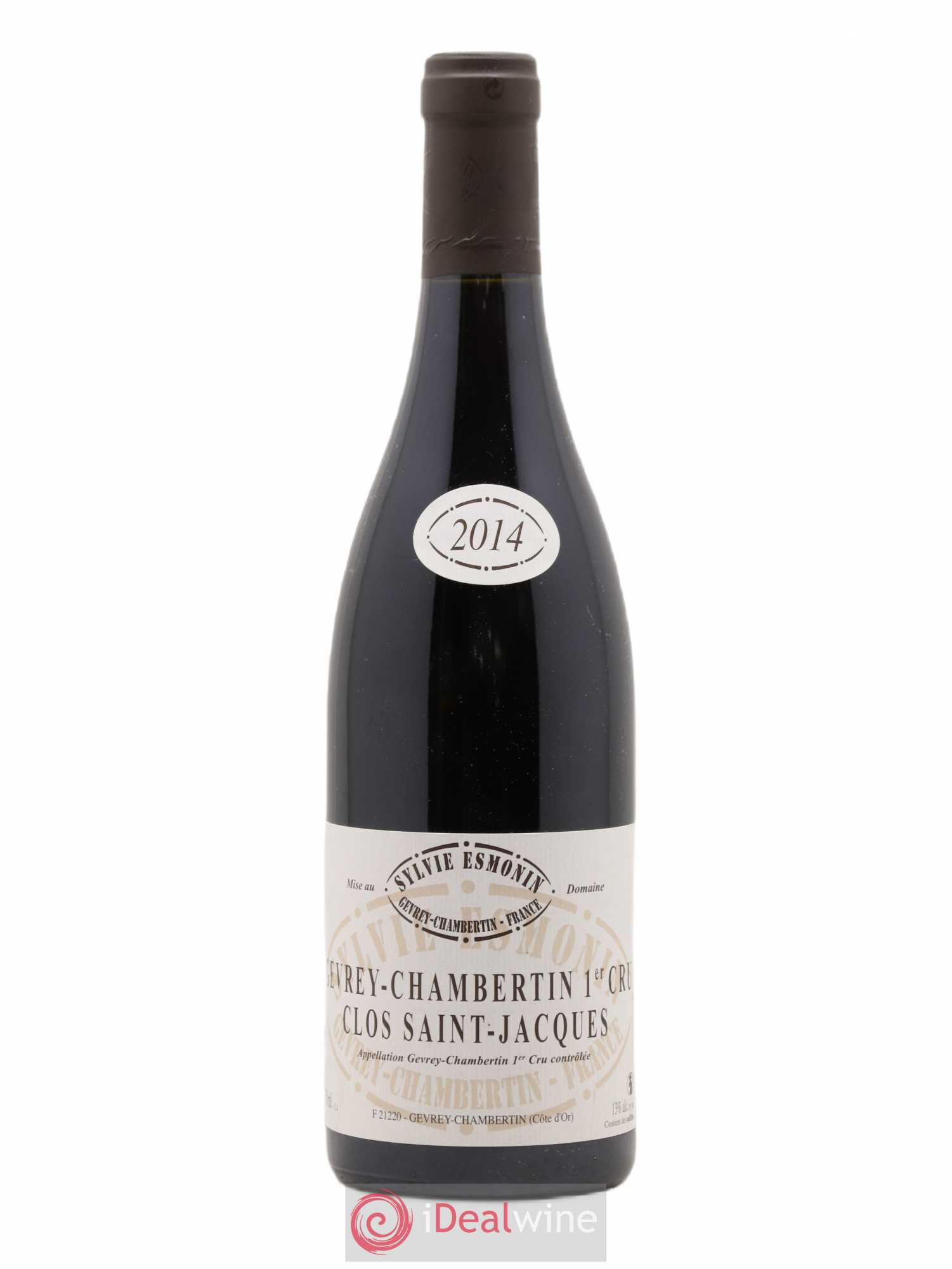 Gevrey-Chambertin 1er Cru Clos Saint Jacques Sylvie Esmonin 2014 - Lot de 1 bouteille - 0