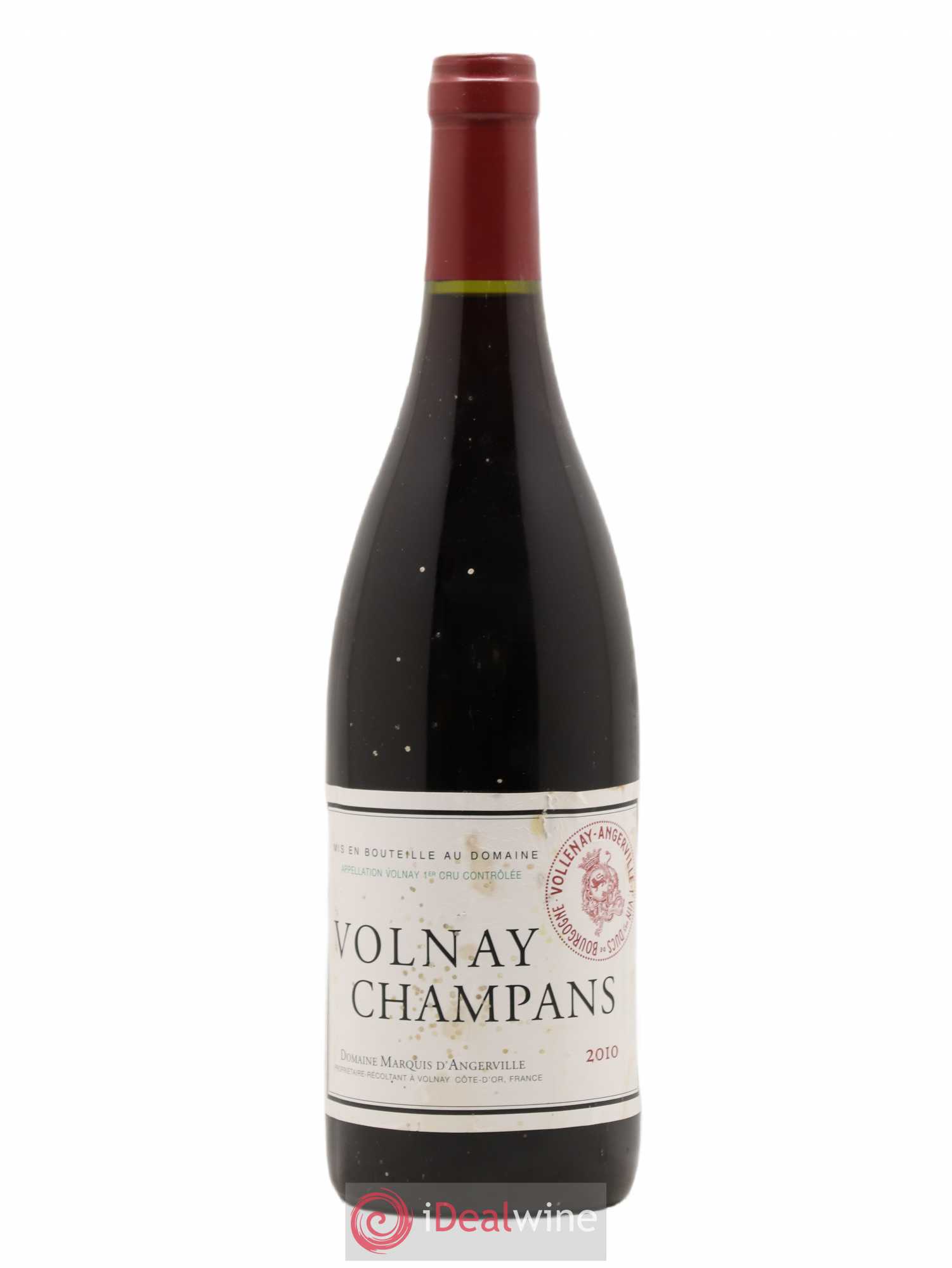 Volnay 1er Cru Champans Marquis d'Angerville (Domaine) 2010 - Lot de 1 bouteille - 0