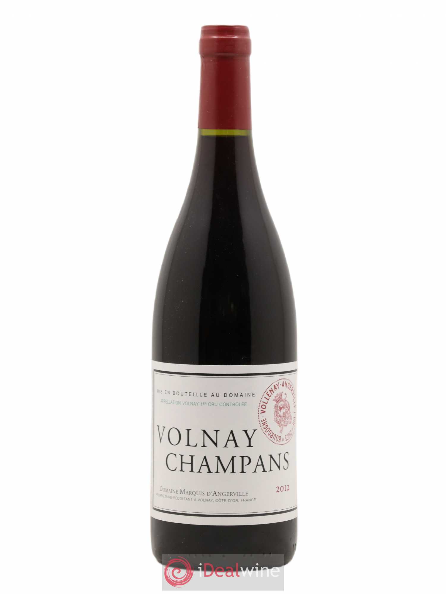 Volnay 1er Cru Champans Marquis d'Angerville (Domaine) 2012 - Lot de 1 bouteille - 0
