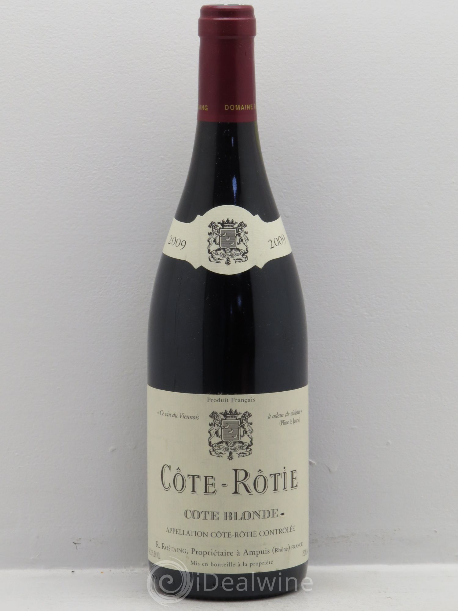 Côte-Rôtie Côte Blonde René Rostaing 2009 - Lot de 1 bouteille - 0