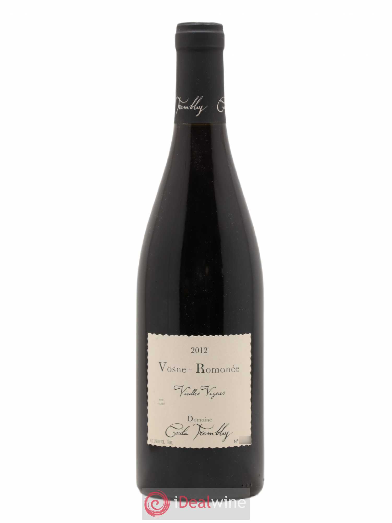 Vosne-Romanée Vieilles Vignes Cécile Tremblay 2012 - Lot de 1 bouteille - 0