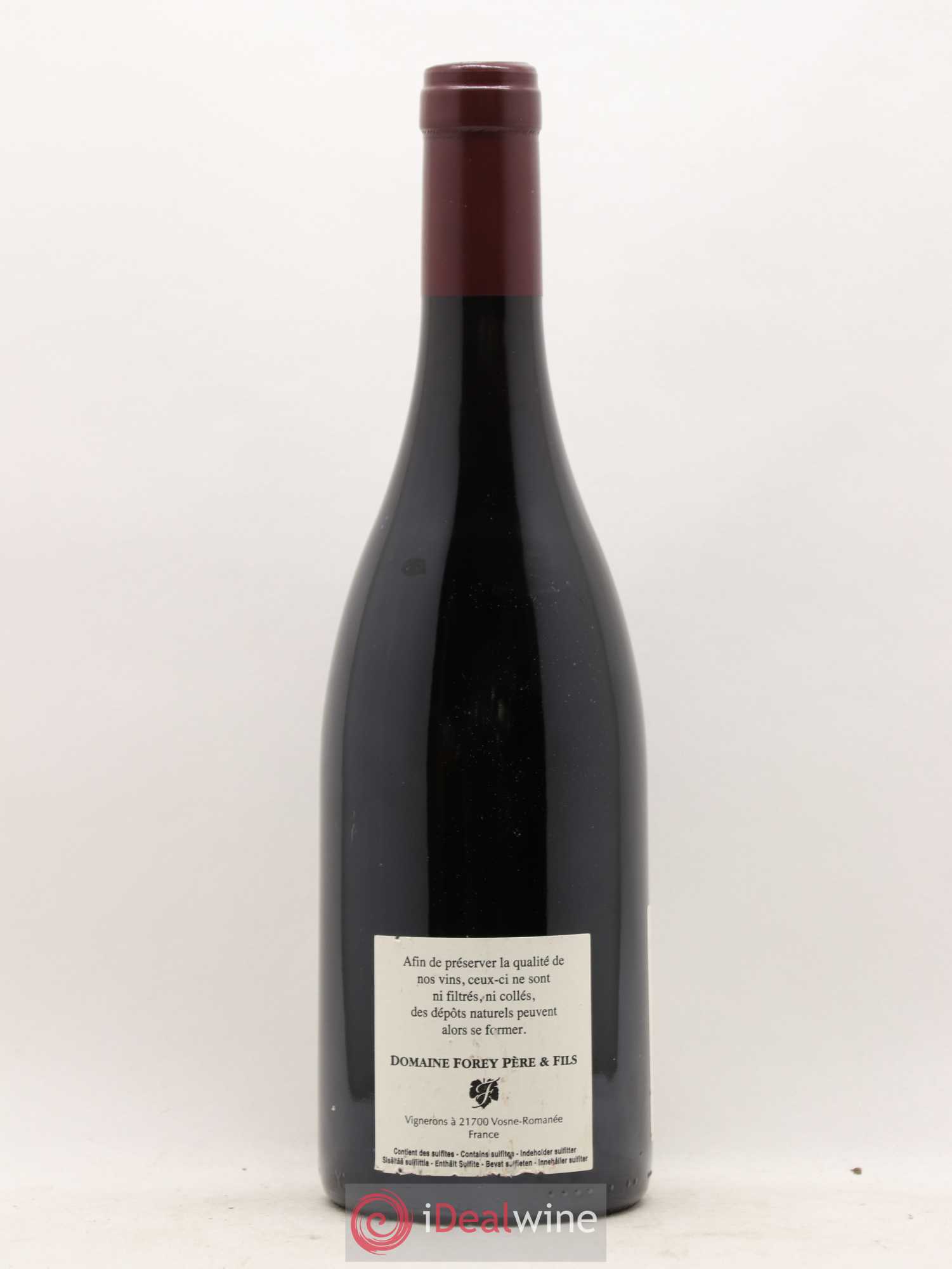 Vosne-Romanée 1er Cru Les Gaudichots Forey Père et Fils (Domaine) 2012 - Lot de 1 bouteille - 1