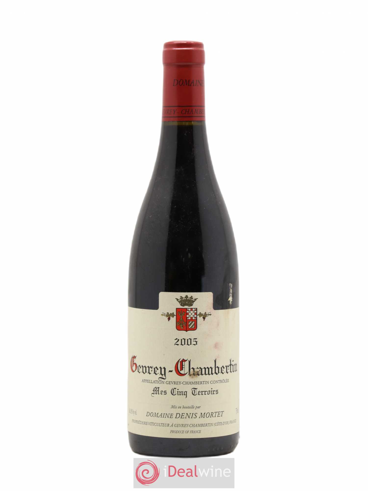 Gevrey-Chambertin Mes Cinq Terroirs Denis Mortet (Domaine) 2005 - Lot de 1 bouteille - 0