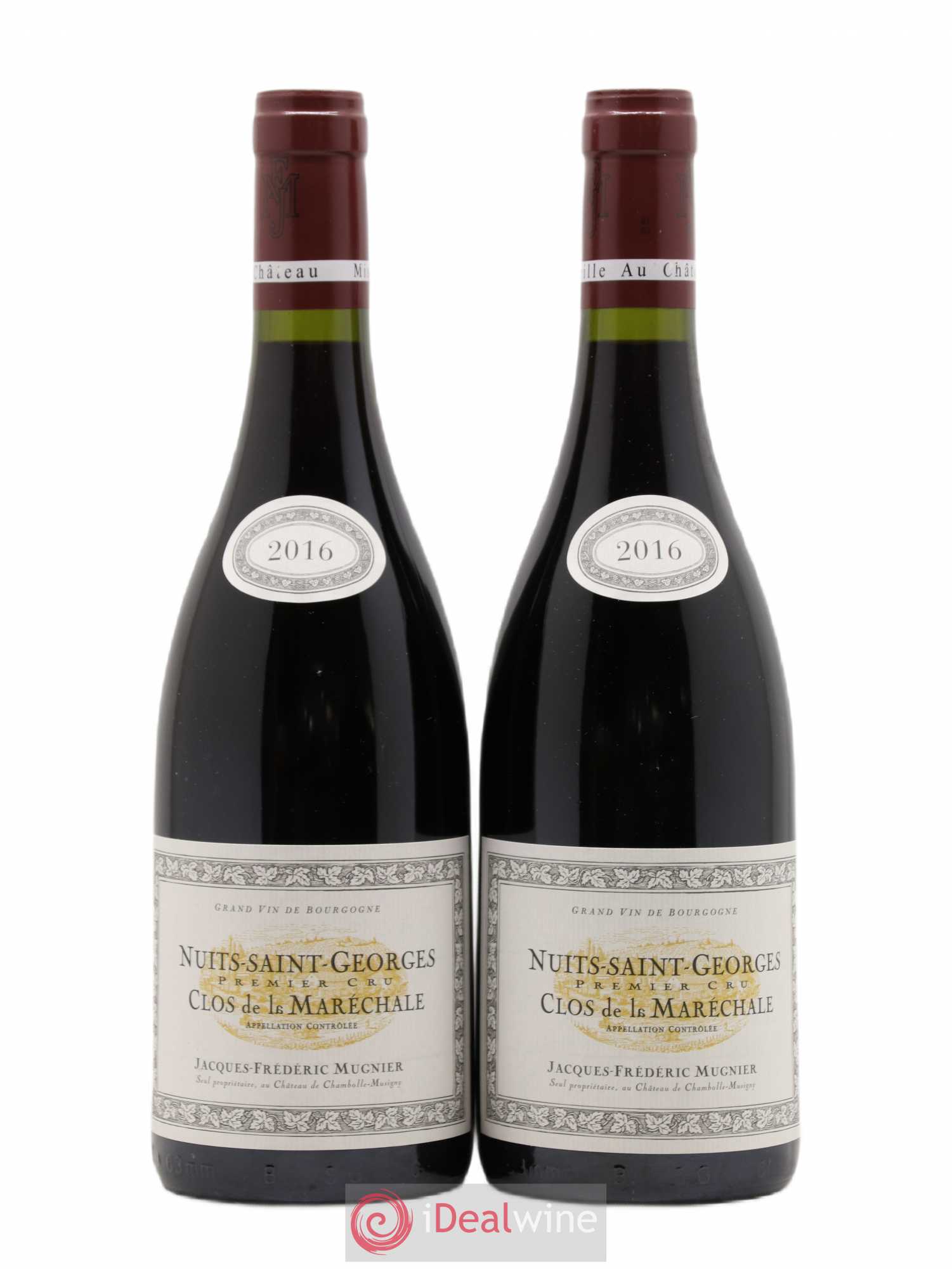 Nuits-Saint-Georges 1er Cru Clos de La Maréchale Jacques-Frédéric Mugnier 2016 - Lot de 2 bouteilles - 0