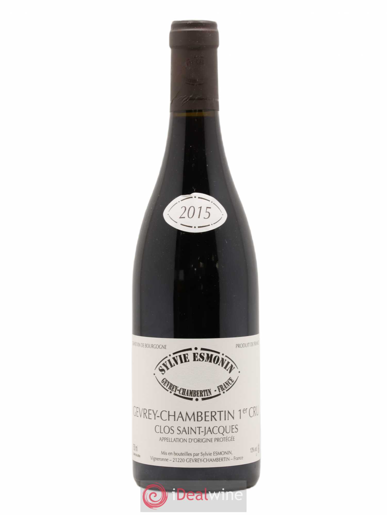 Gevrey-Chambertin 1er Cru Clos Saint Jacques Sylvie Esmonin 2015 - Lot de 1 bouteille - 0