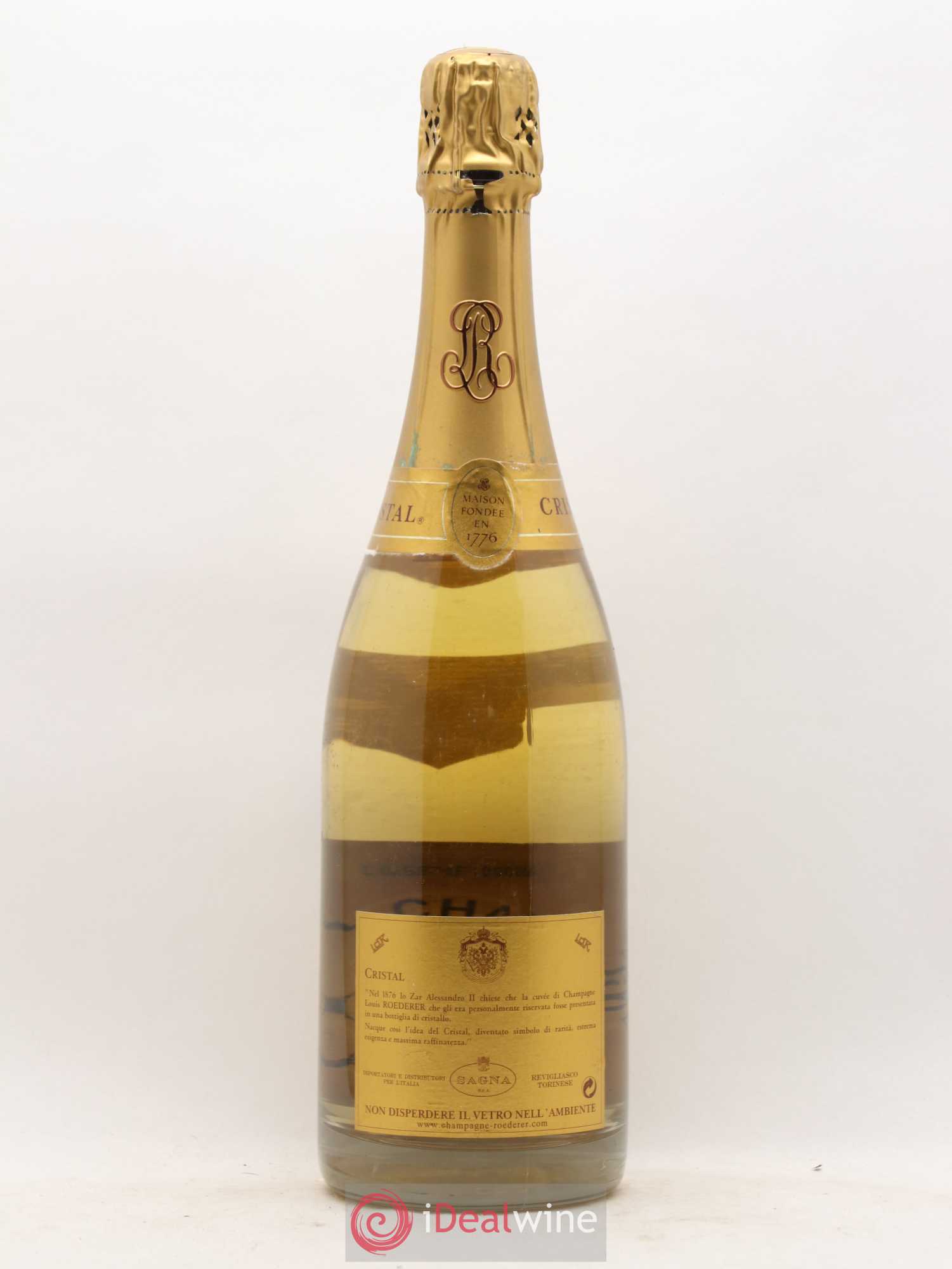 Cristal Louis Roederer Brut 1997 - Posten von 1 Flasche - 1