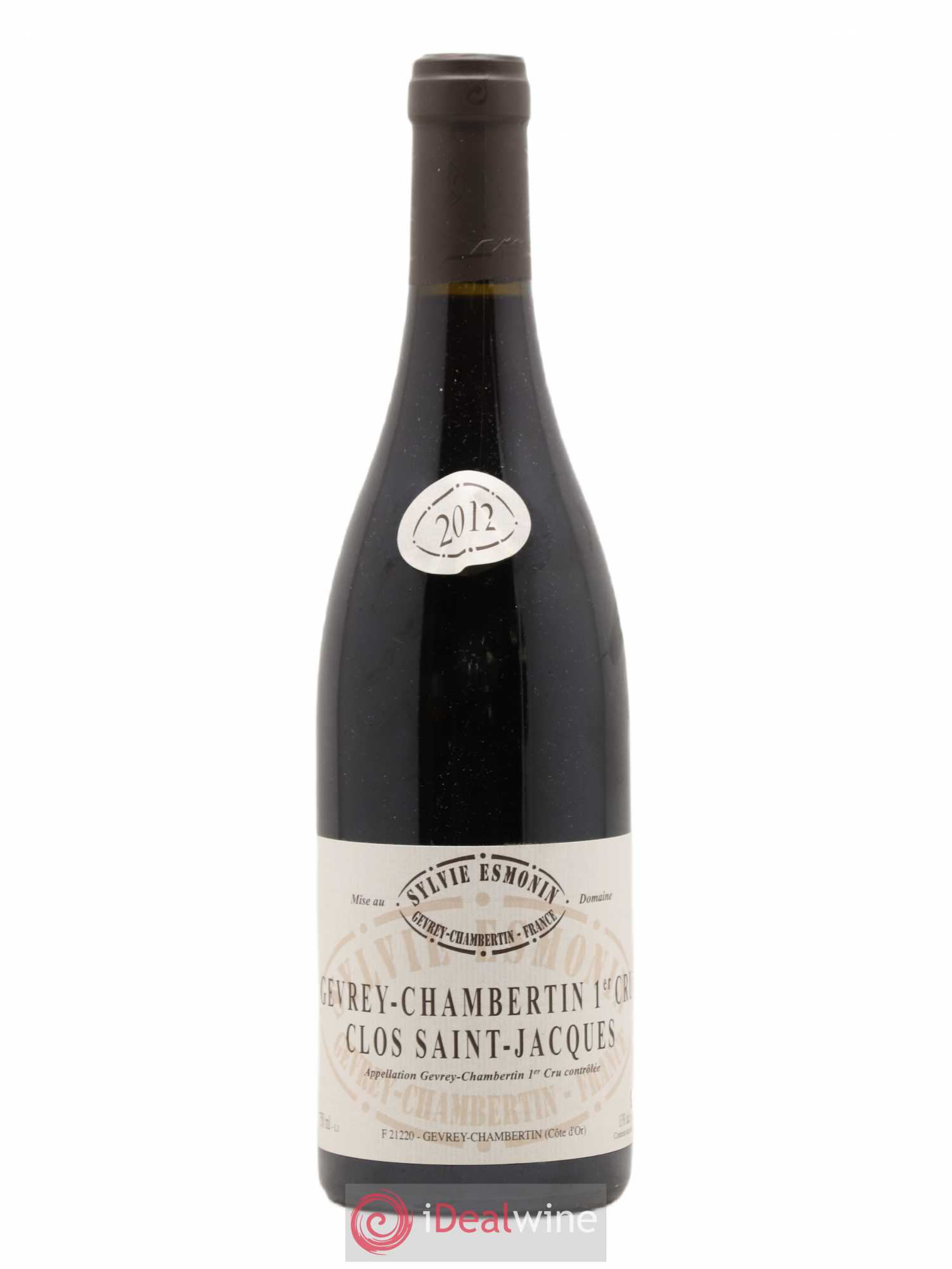 Gevrey-Chambertin 1er Cru Clos Saint Jacques Sylvie Esmonin 2012 - Lot de 1 bouteille - 0
