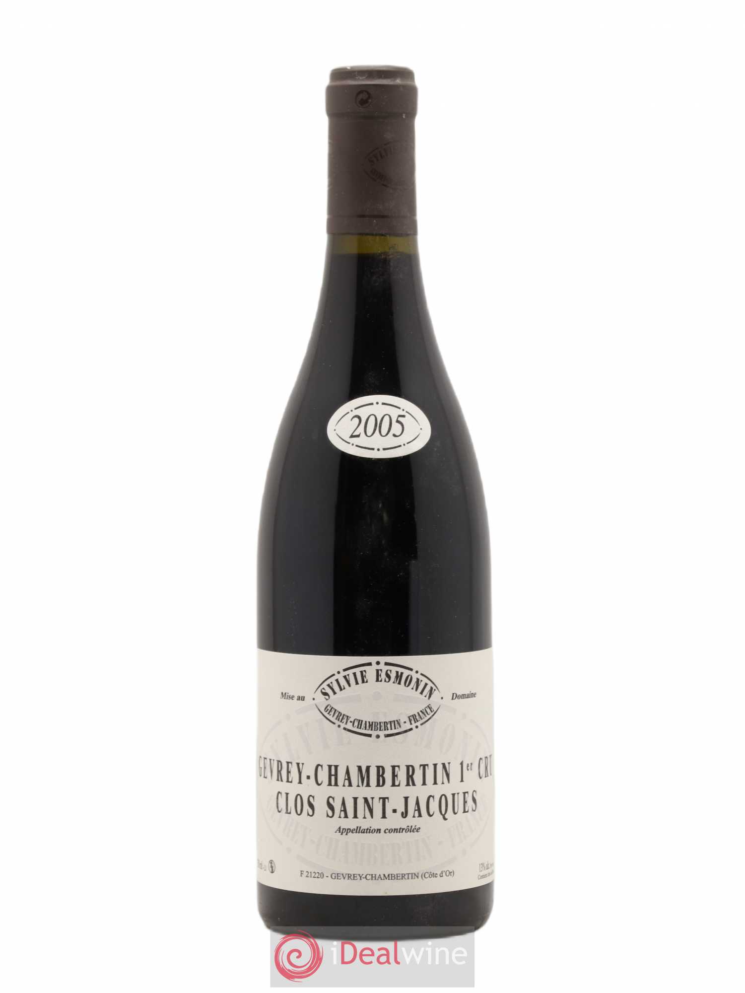Gevrey-Chambertin 1er Cru Clos Saint Jacques Sylvie Esmonin 2005 - Posten von 1 Flasche - 0