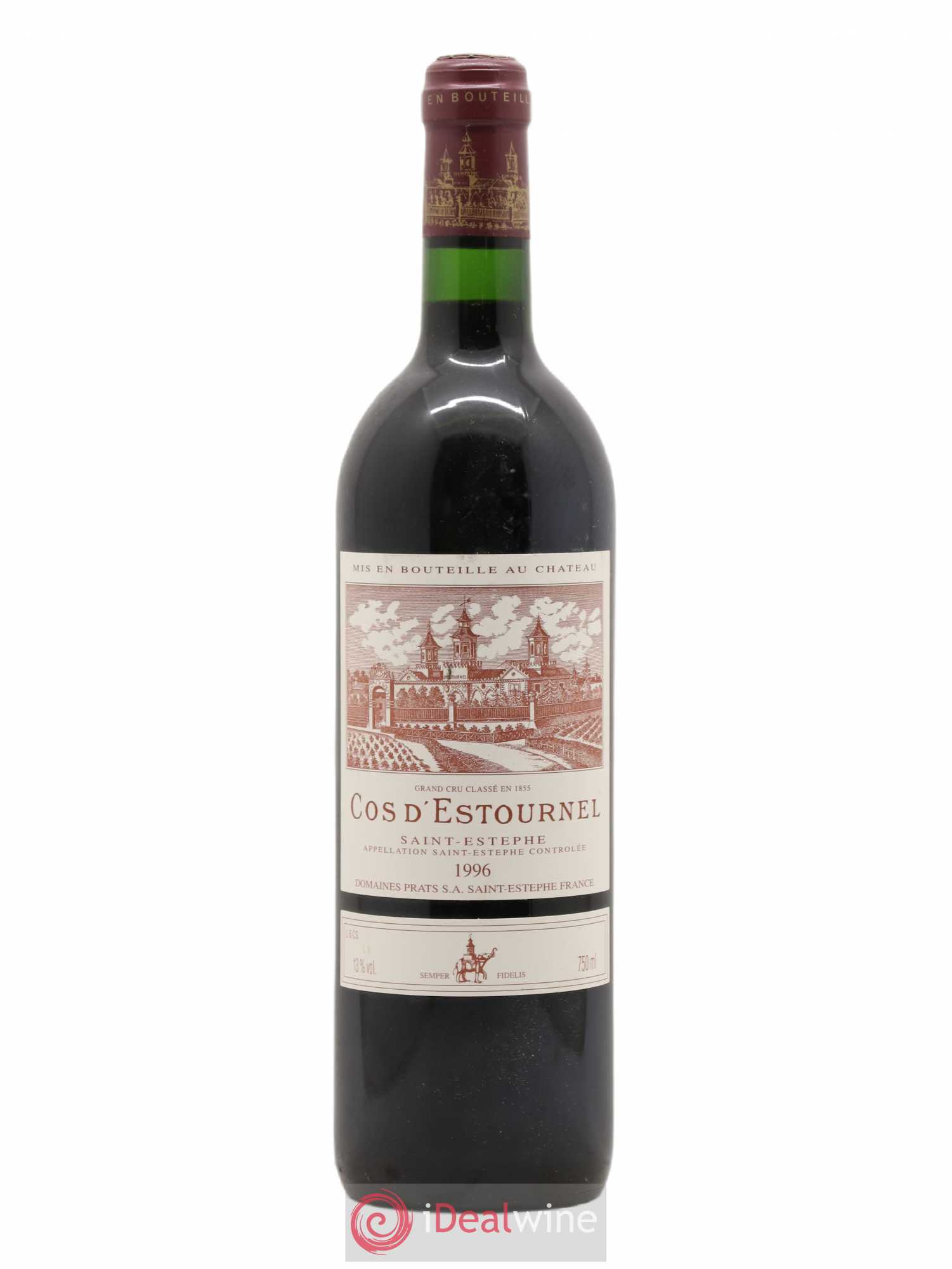 Cos d'Estournel 2ème Grand Cru Classé 1996 - Lot de 1 bouteille - 0