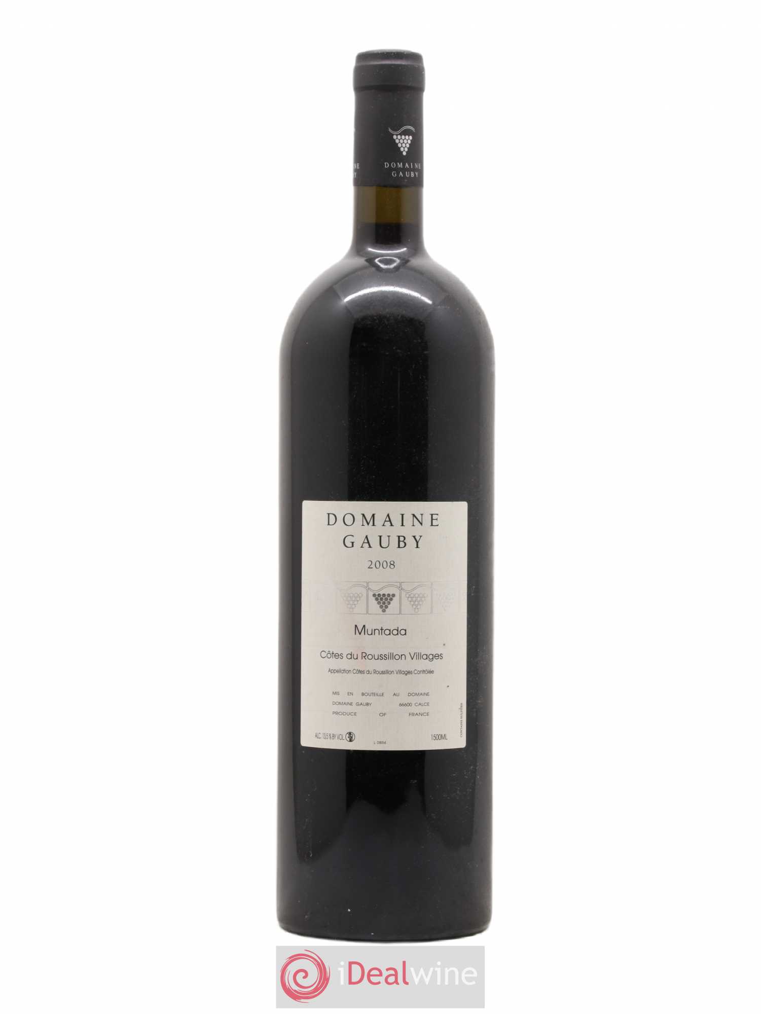 Côtes Catalanes (anciennement Côtes du Roussillon Villages) La Muntada Gauby (Domaine) 2008 - Lot de 1 magnum - 0