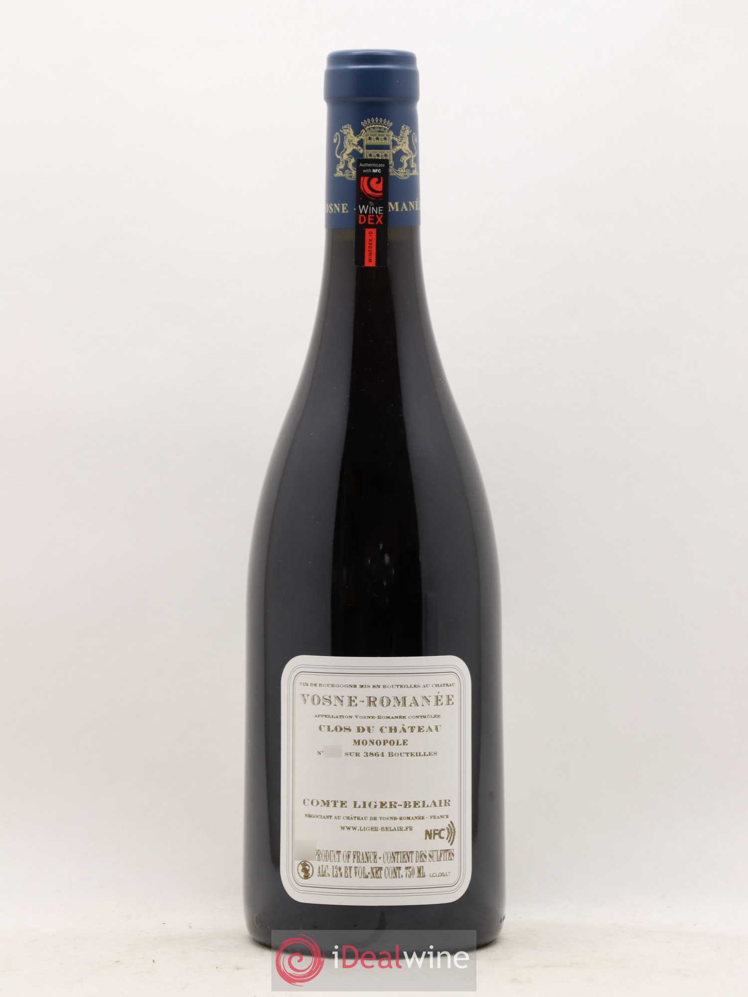 Vosne-Romanée Clos du Château Comte Liger-Belair (Domaine du) 2017 - Lot de 1 bouteille - 1