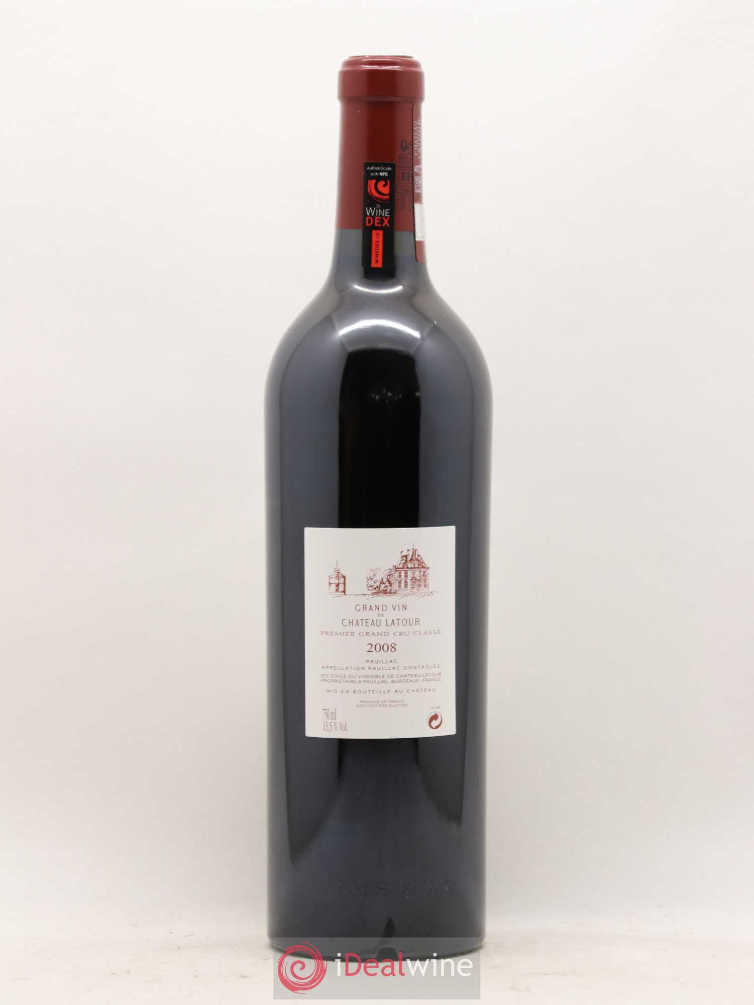 Château Latour 1er Grand Cru Classé 2008 - Lot de 1 bouteille - 1